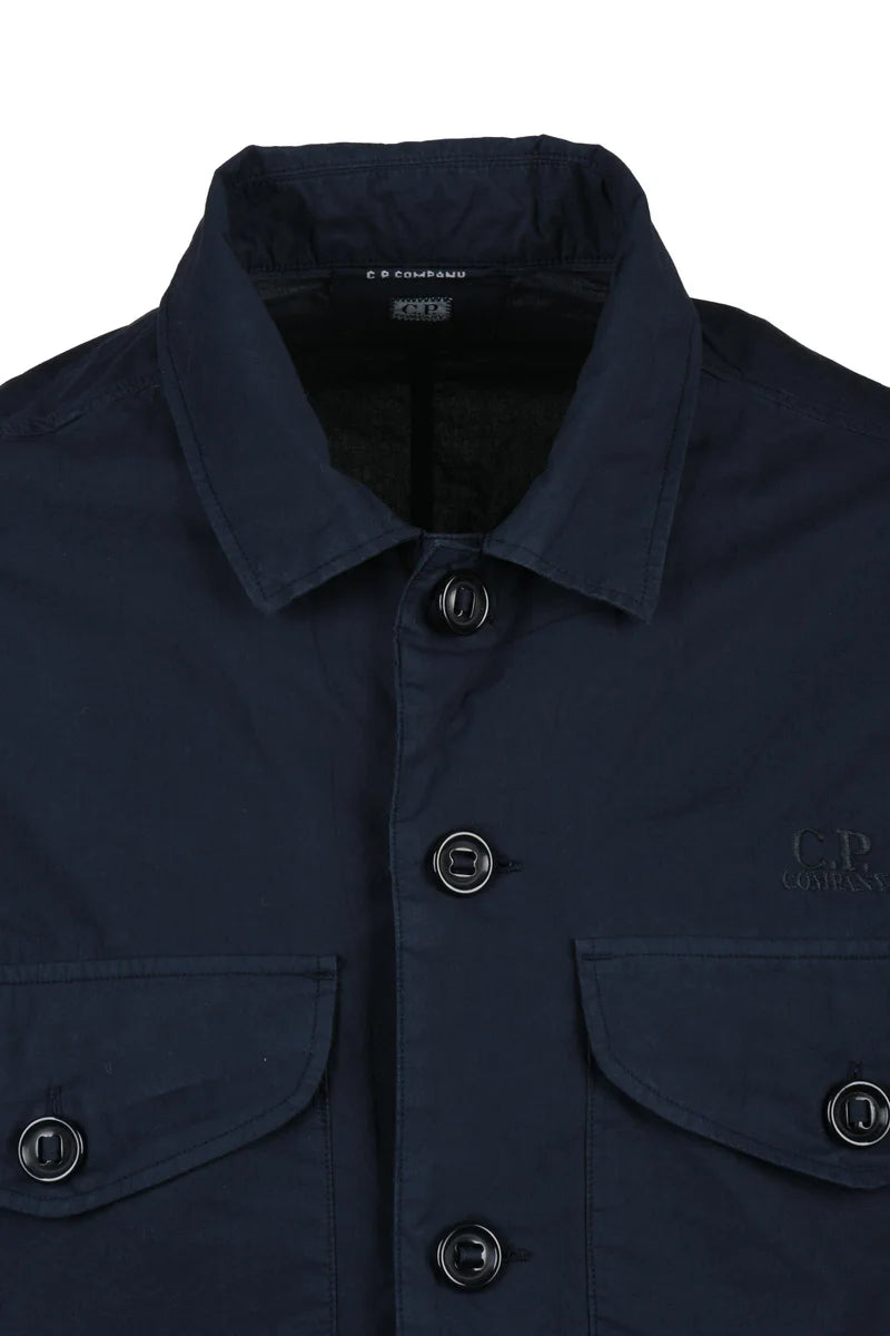 Short-Sleeve Button-Down Shirt with Utility Pockets