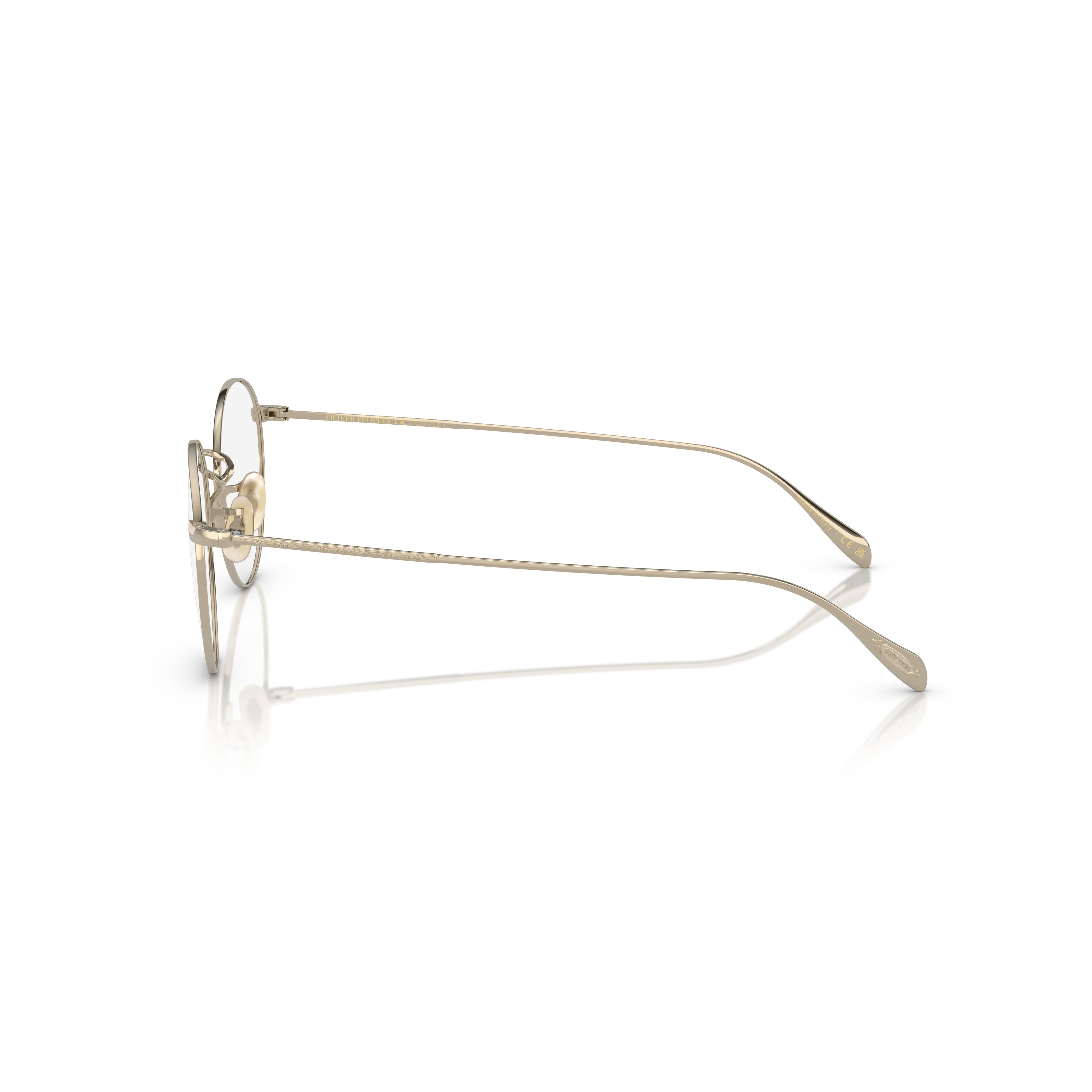 0ov1186 Round Metal Frame Sunglasses with Adjustable Nose Pads