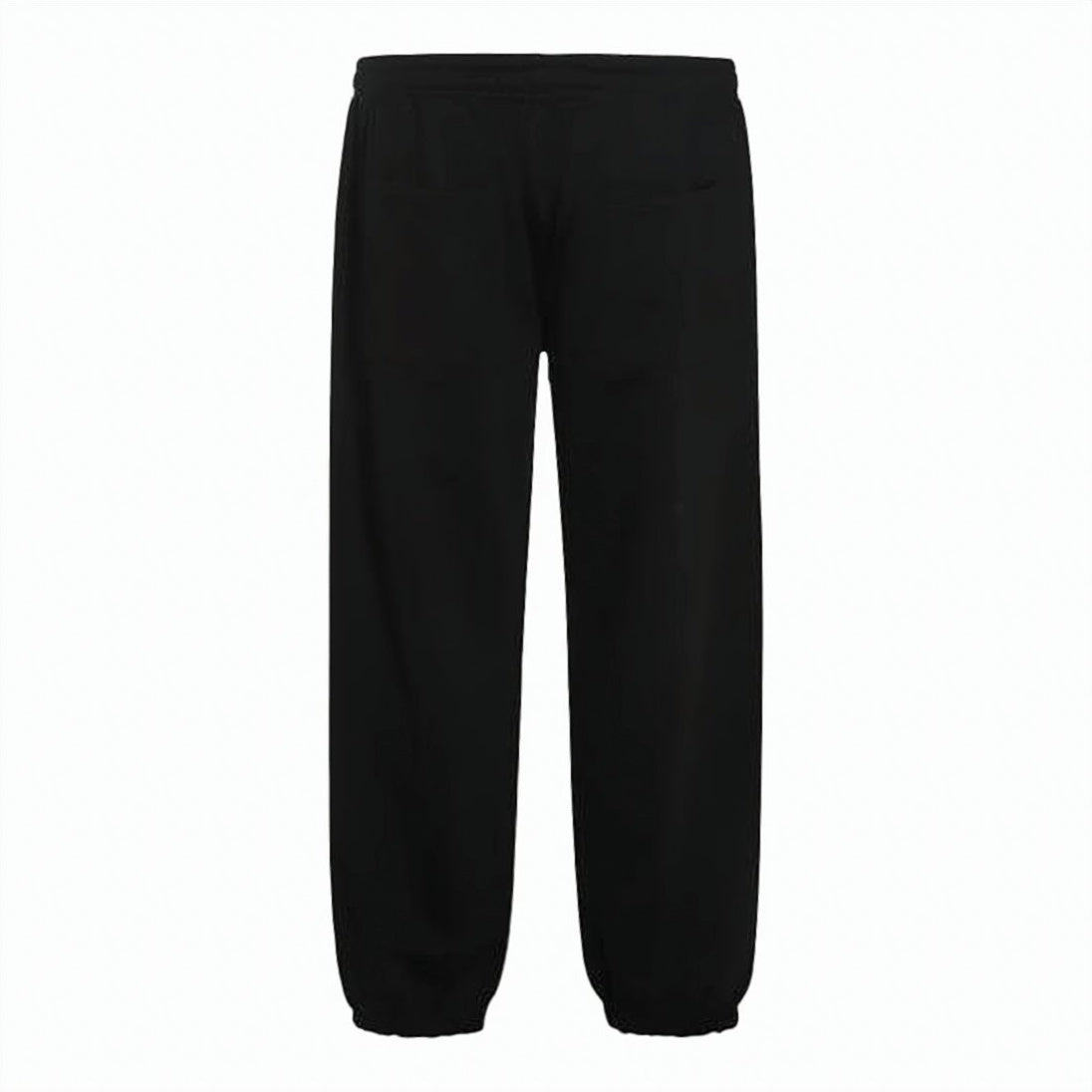 Black Cotton Jogger Pants
