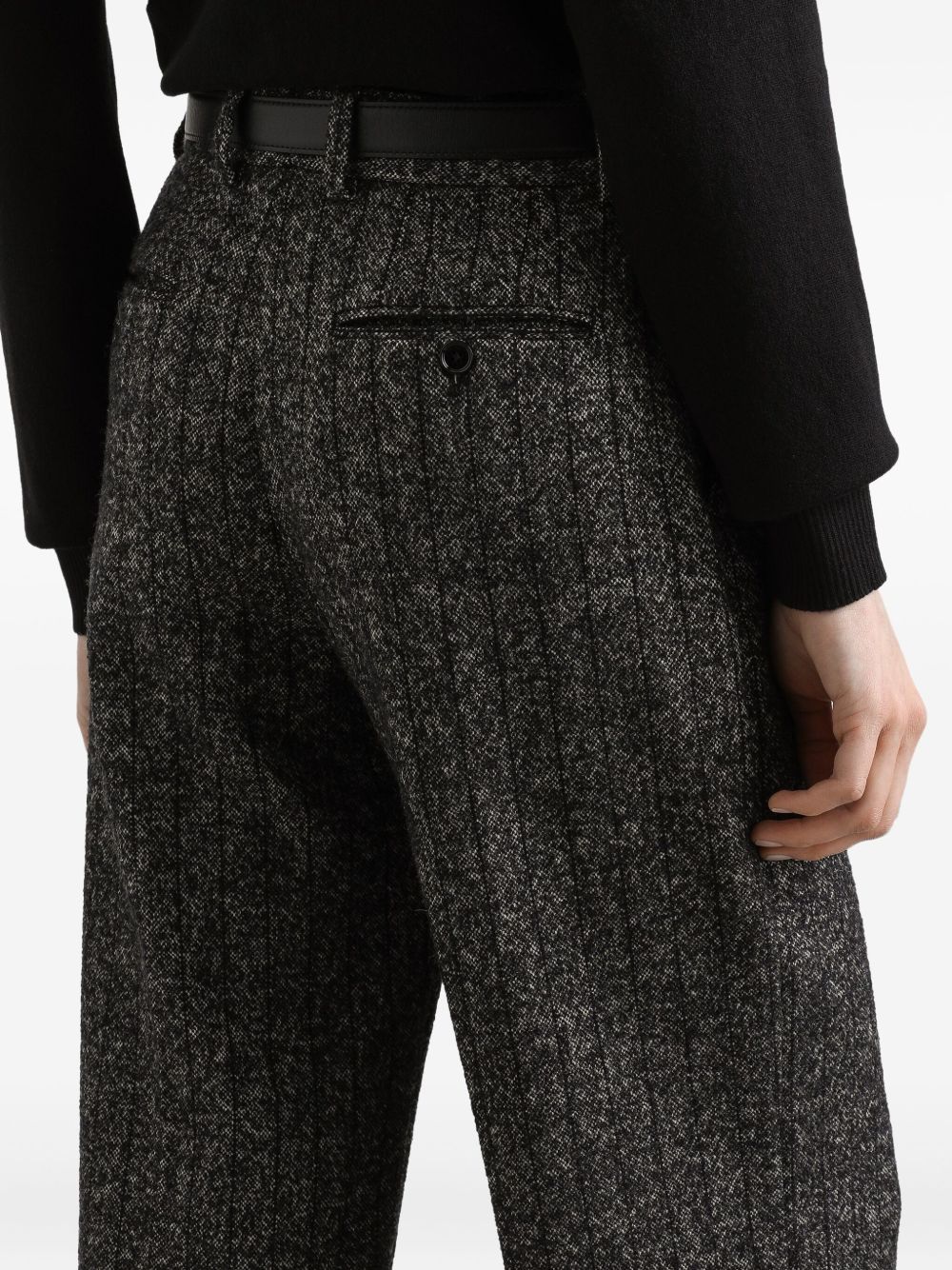 Classic Grey Wool Trousers