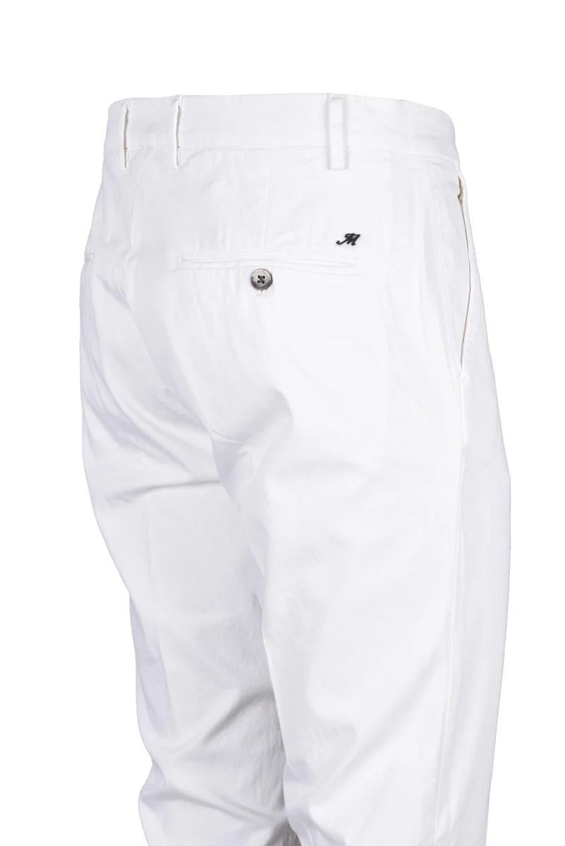 Stretch Chino Trousers - White