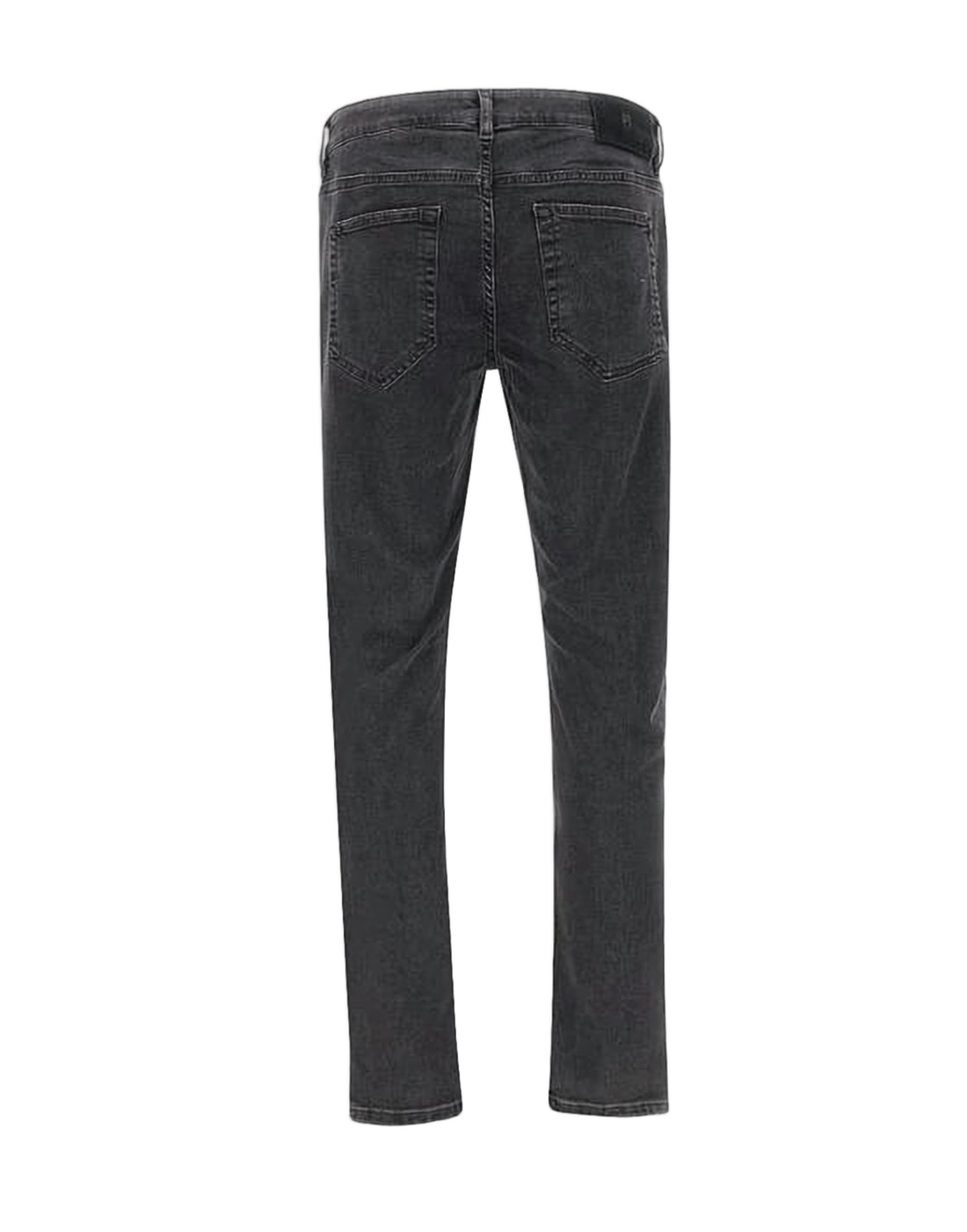 Slim Fit Black Denim Pants
