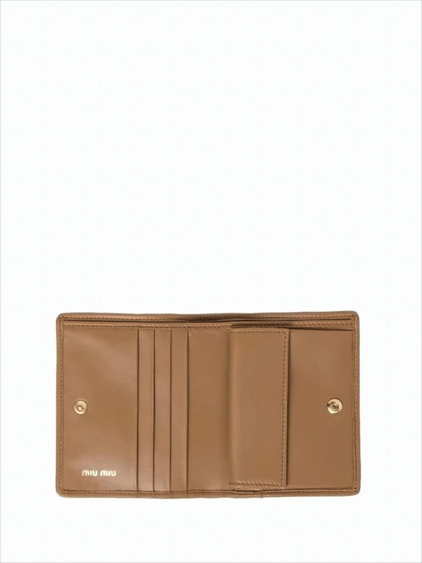 Quilted Lambskin Leather Wallet