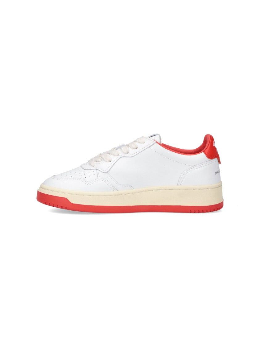 White Leather "Medialist" Sneakers