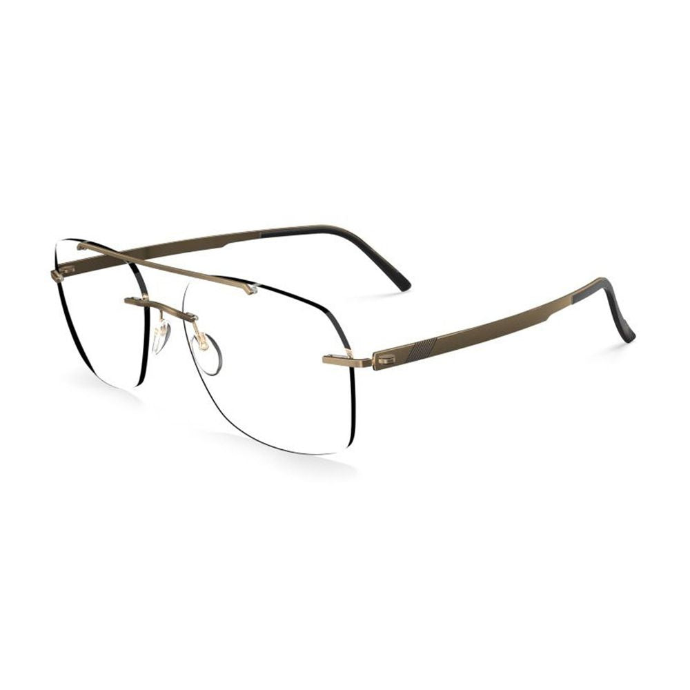 5558/La Rimless Rectangular Eyeglasses