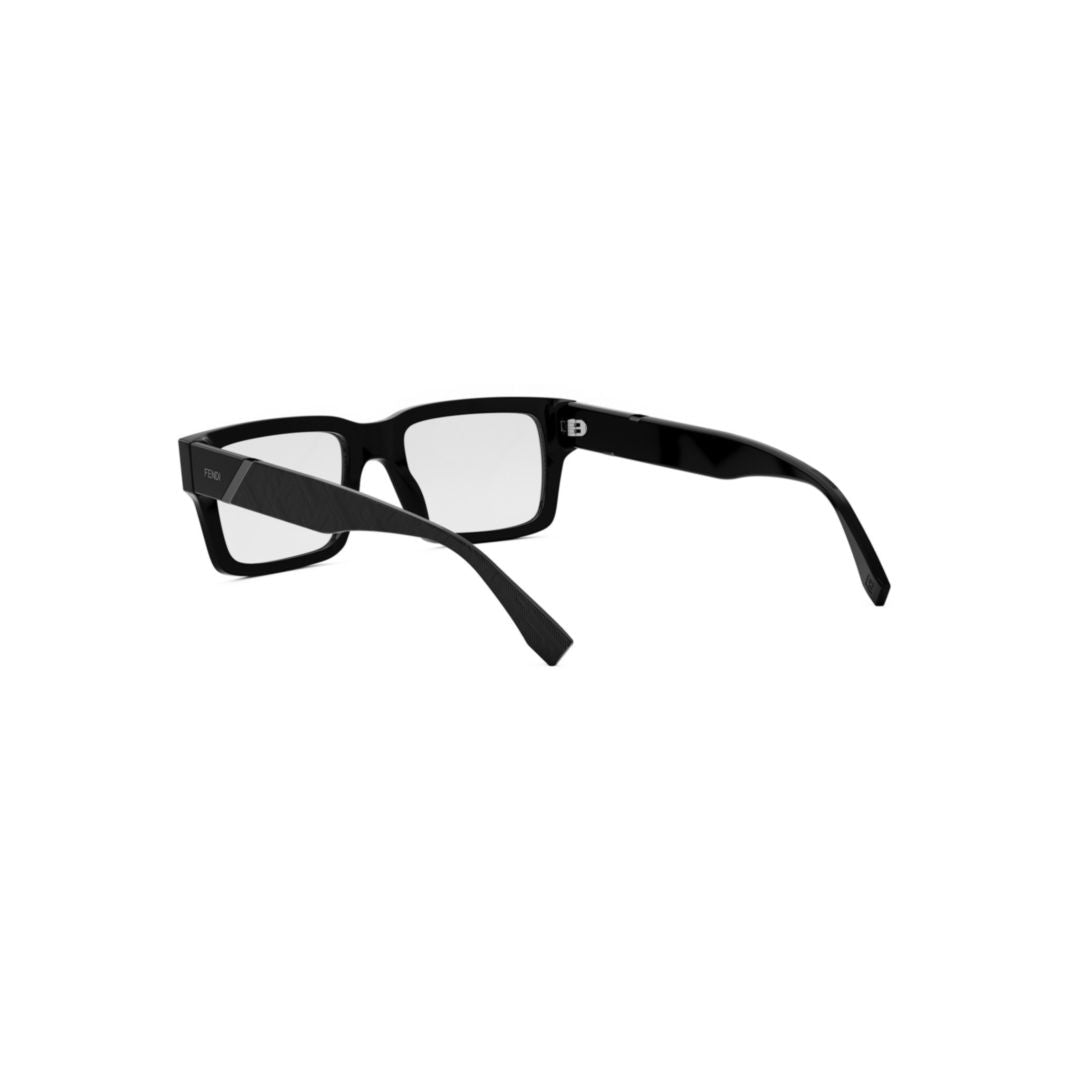 Fe50114i Bold Rectangular Acetate Eyeglasses