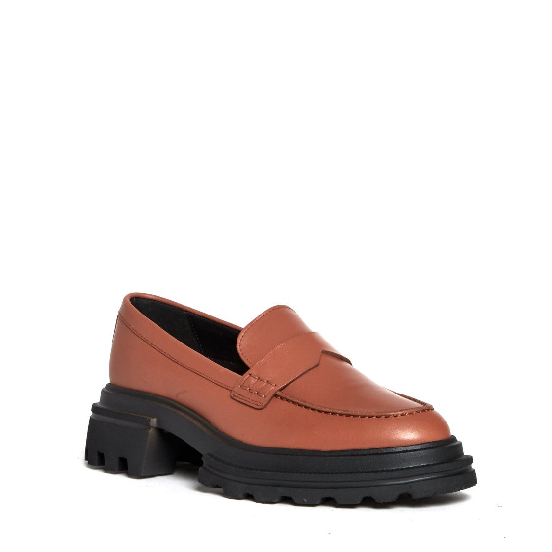 Brown Leather Moccasin