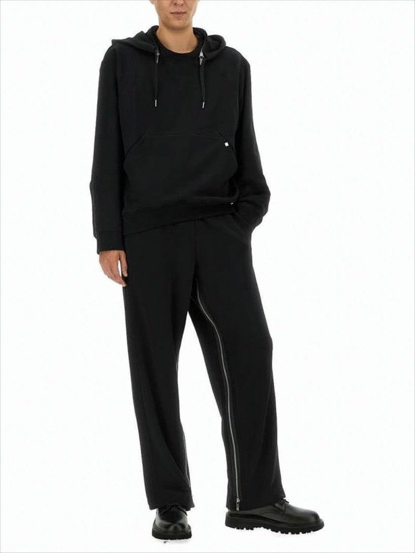 Relaxed Fit Hoodie with Drawstring Hood and Kangaroo Pocket