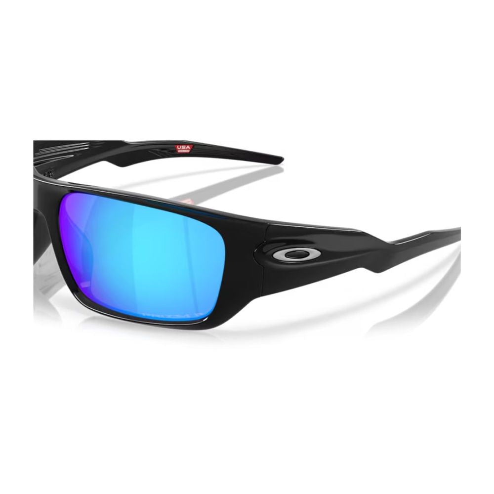 Oo9486 - Masseter Glossy Black Wraparound Sunglasses