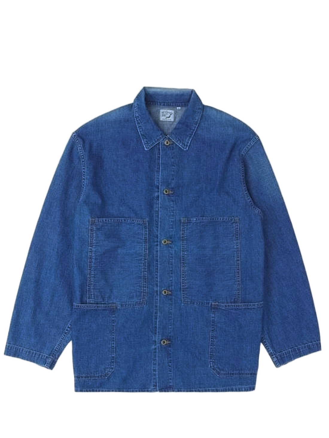 Utility Denim Jacket With Relaxed Fit And Patch Pockets