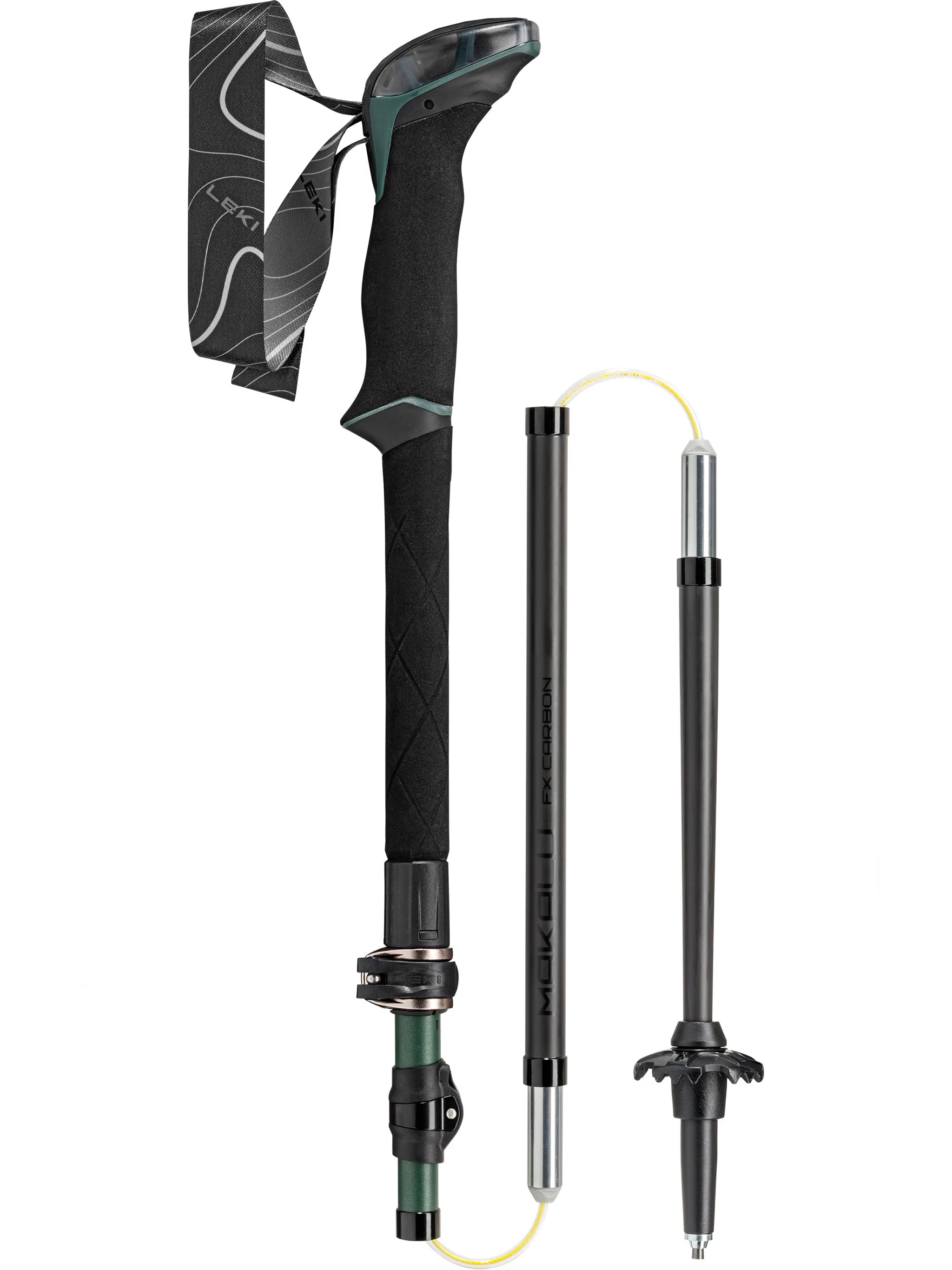 Green Makalu FX Carbon Trekking Pole