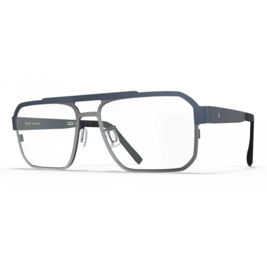Bf1062 Camano Rectangular Two-Tone Eyeglasses with Double-Bridge Design