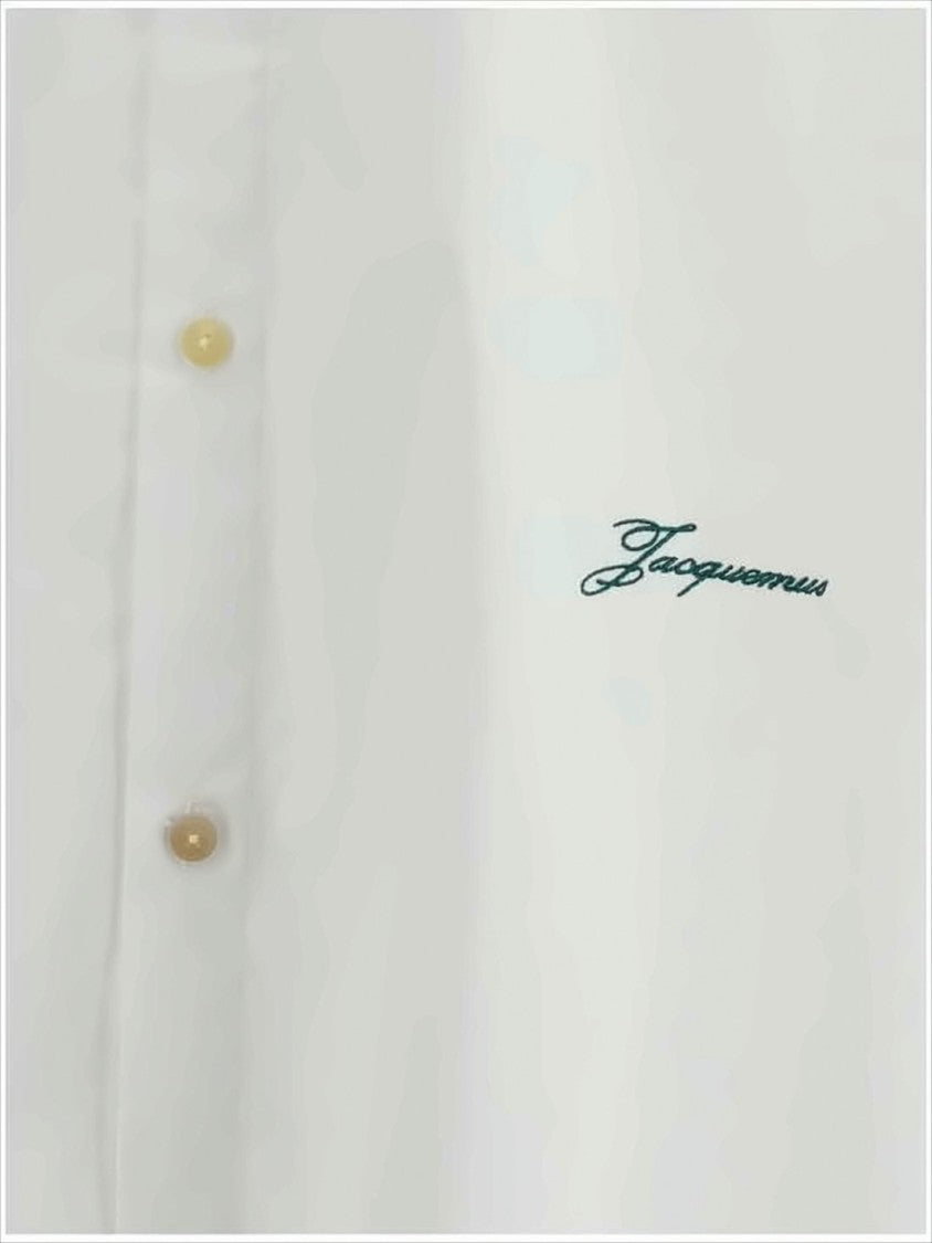 Structured Long-Sleeve Shirt With Contrasting Ribbed Details