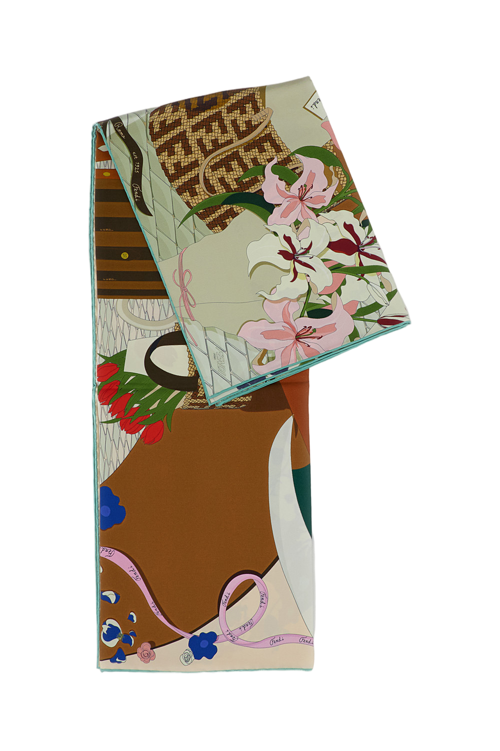 Fendi Florist Silk Foulard