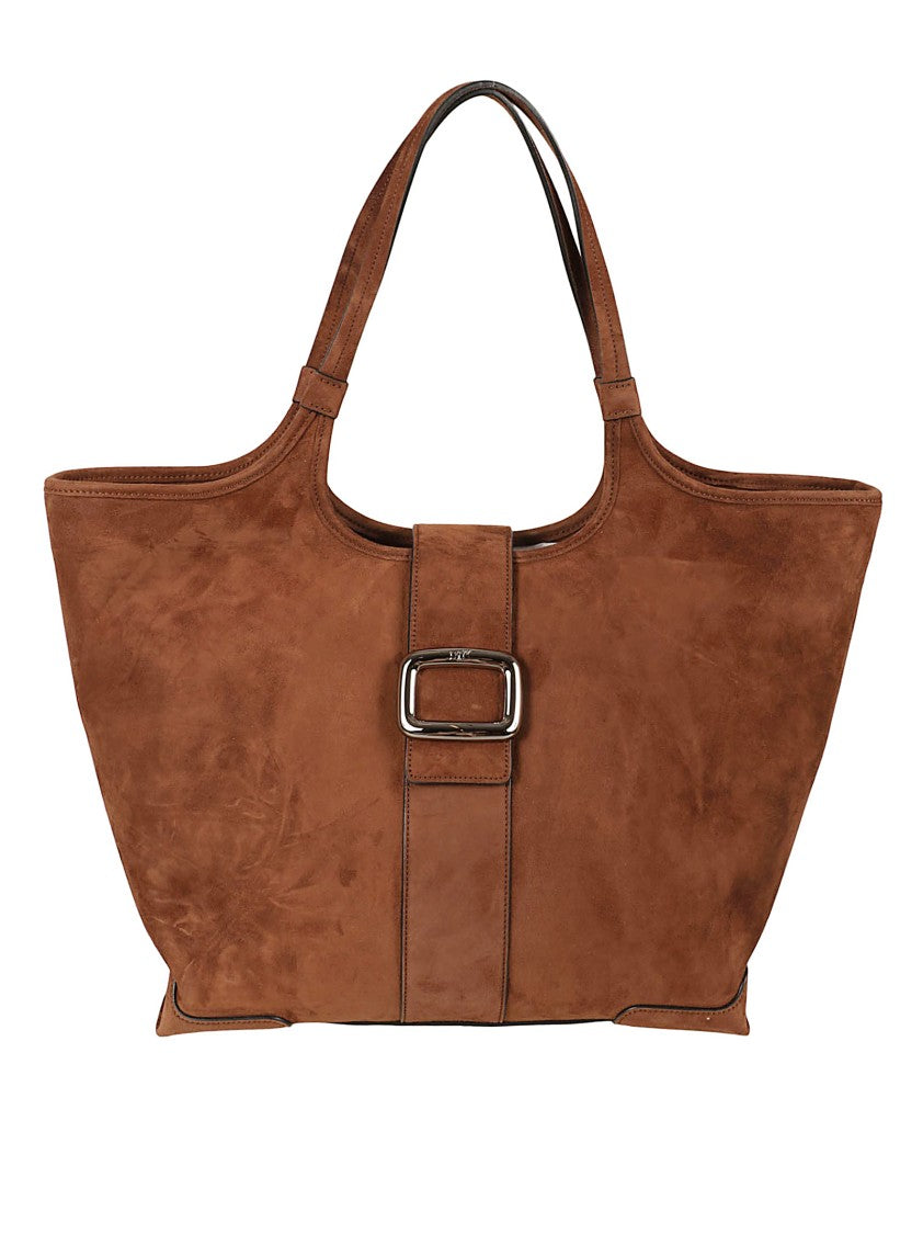 Structured Goat Leather Handbag