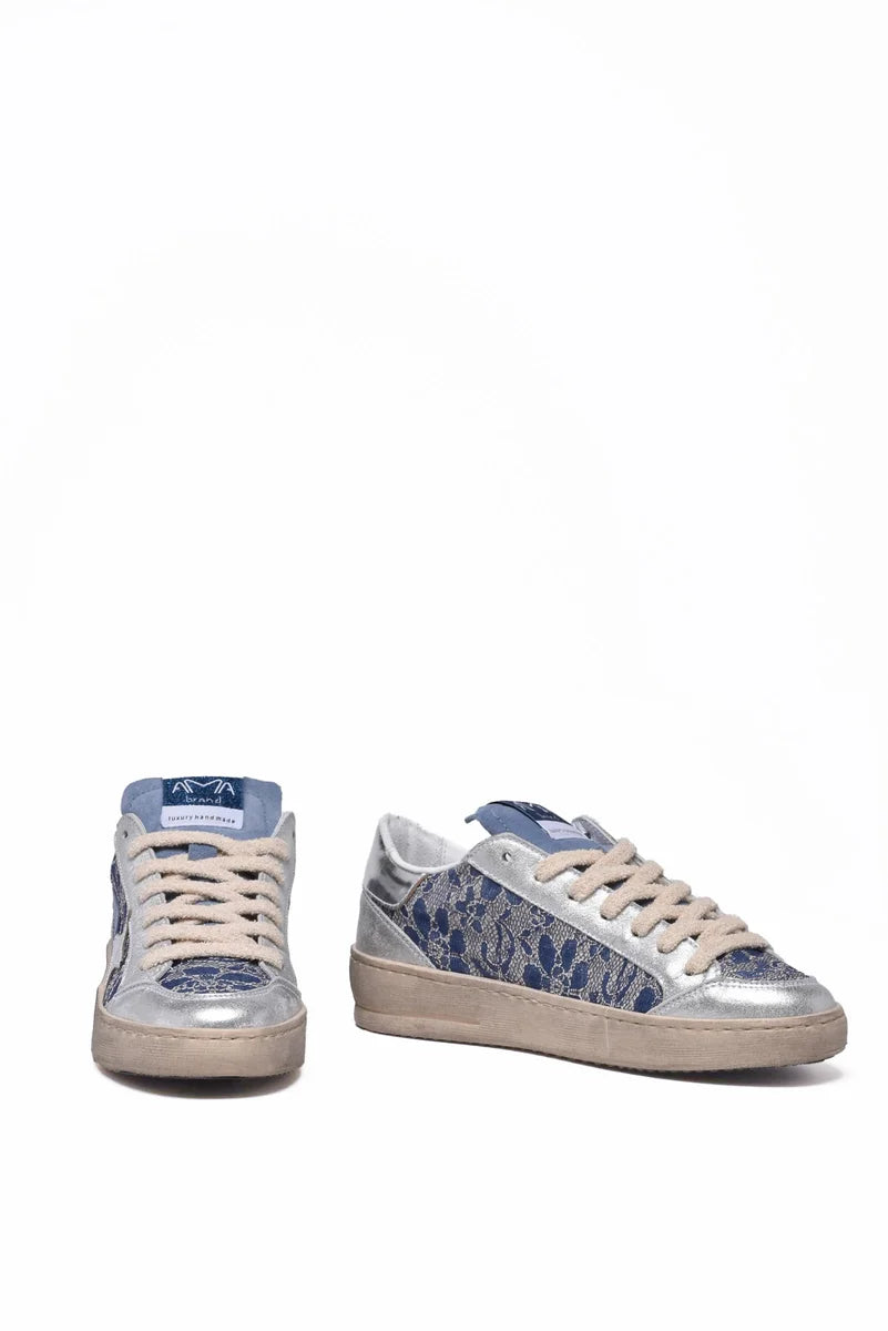Rubber Sneakers - Grey/Blue