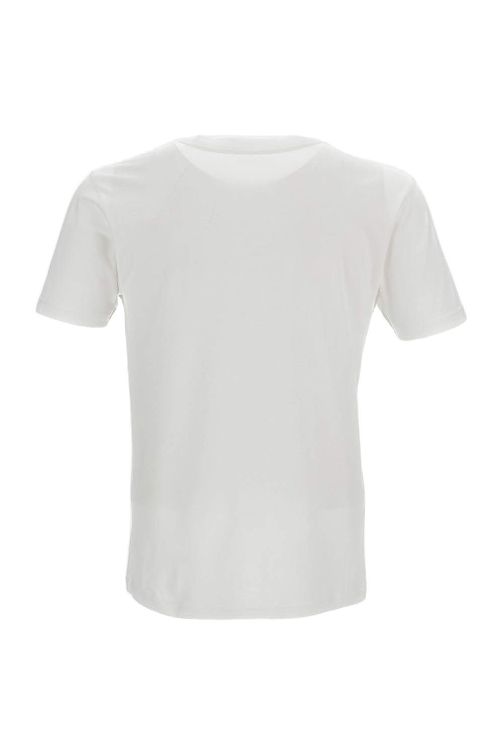 White Fitted Cotton T-Shirt