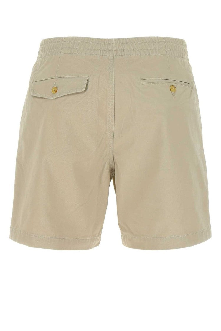 Minimalist Cotton-Blend Shorts With Subtle Elastic Detail