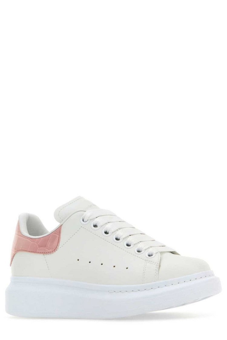 White Calf Leather Sneakers With Sole