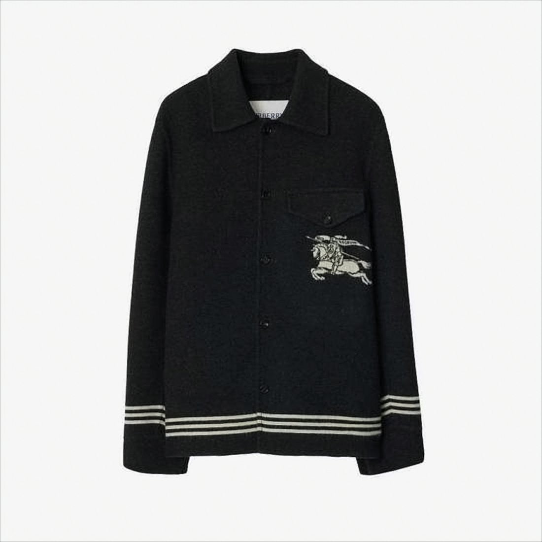 Classic Wool Jacket with Horse