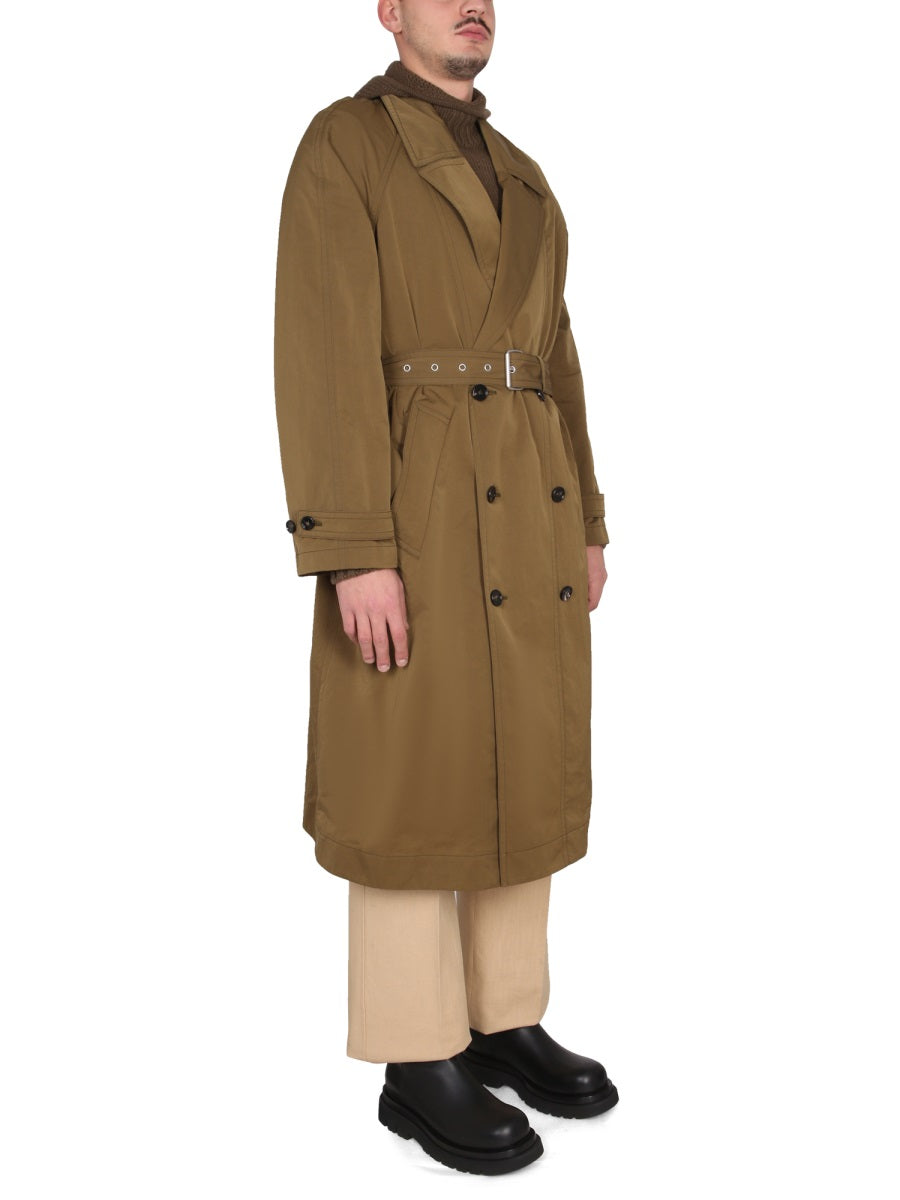 Nylon Folding Trench Coat