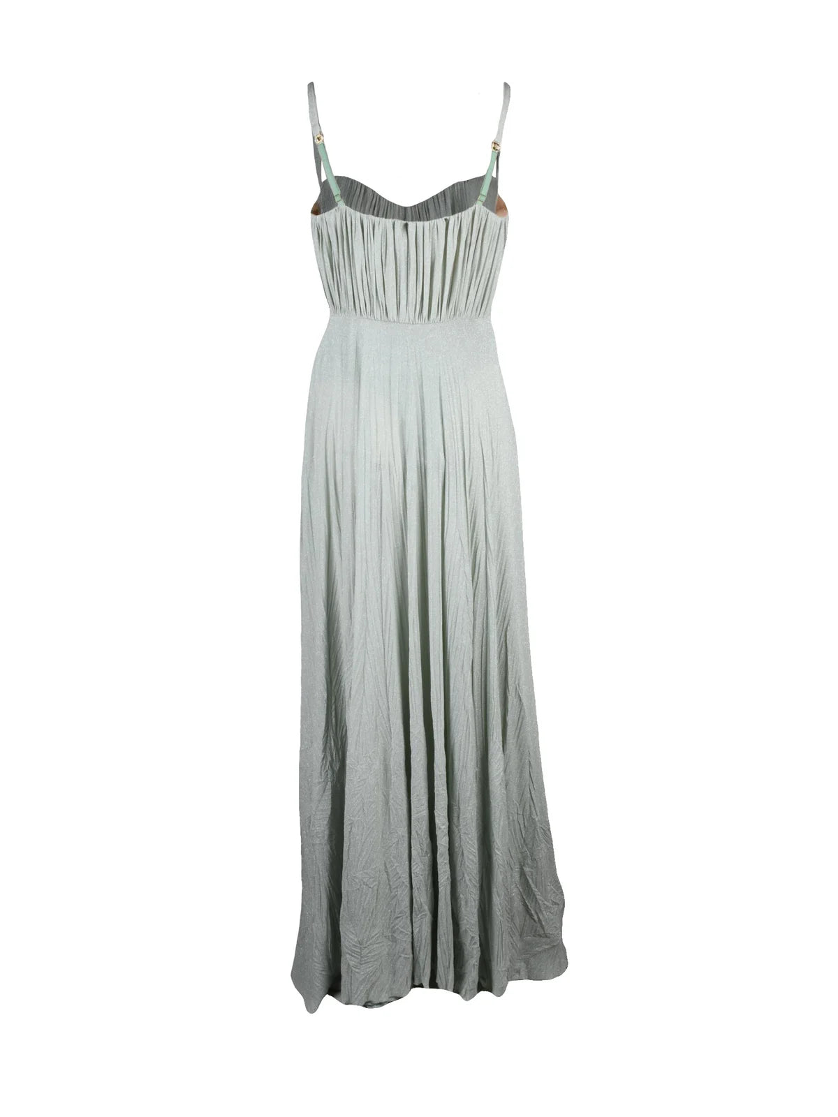 Mint Green Viscose Polyester Polyamide Dress