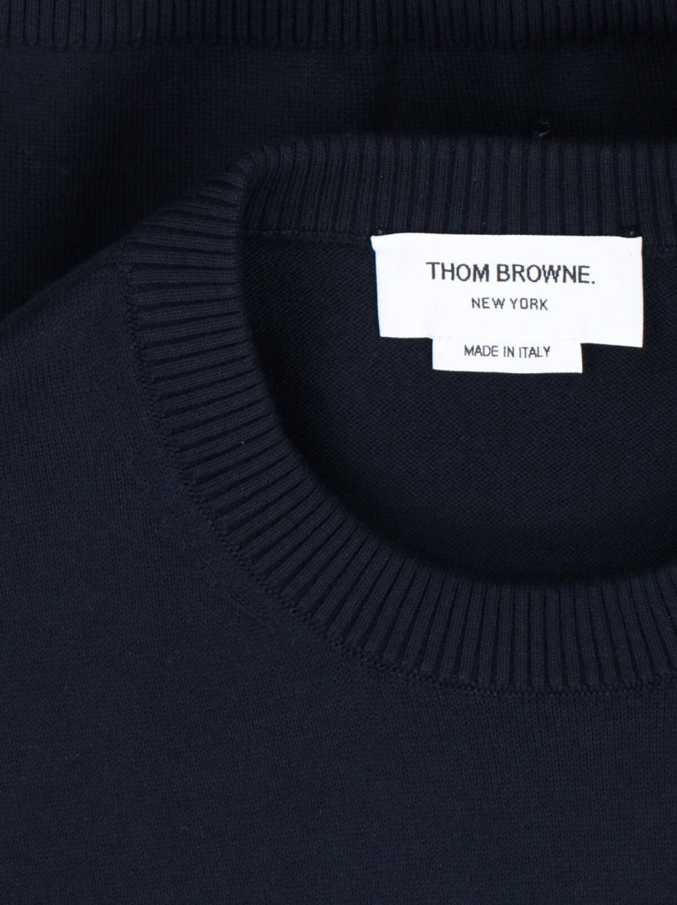 "4-Bar" Knit Sweater – Blue