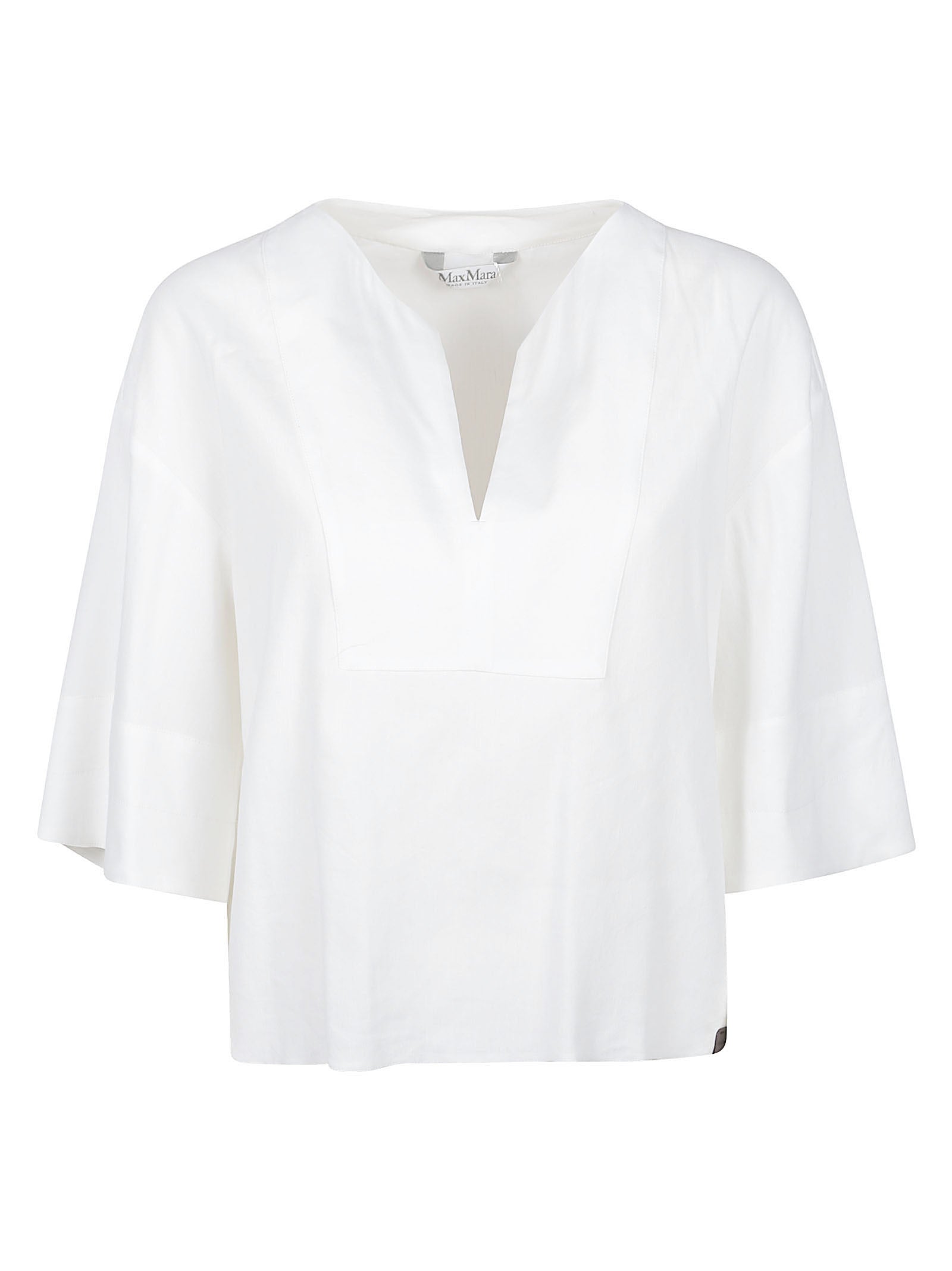 Minimalist White Short-Sleeved Top