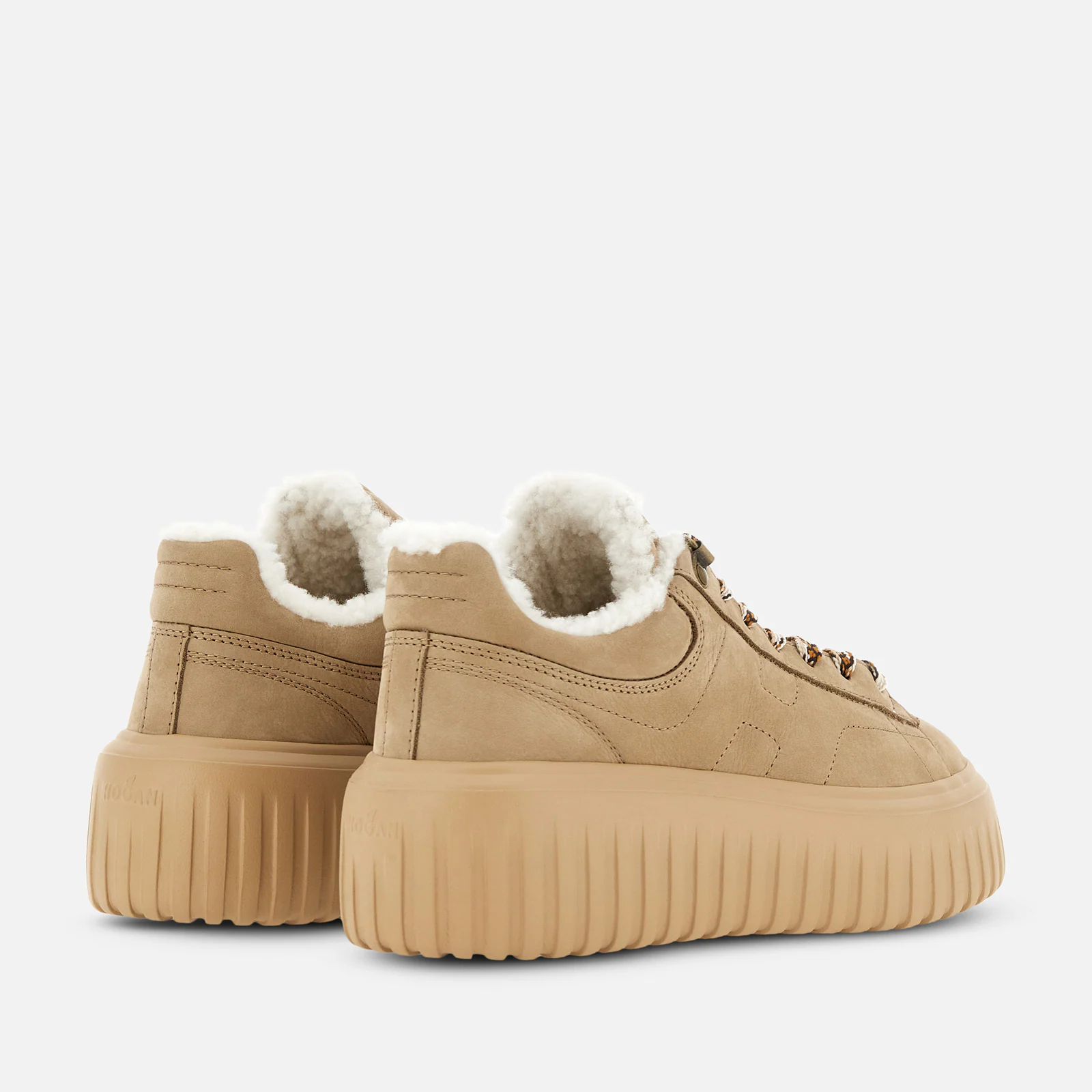 H-Stripes Sneakers With Sole And Lace-Up Front