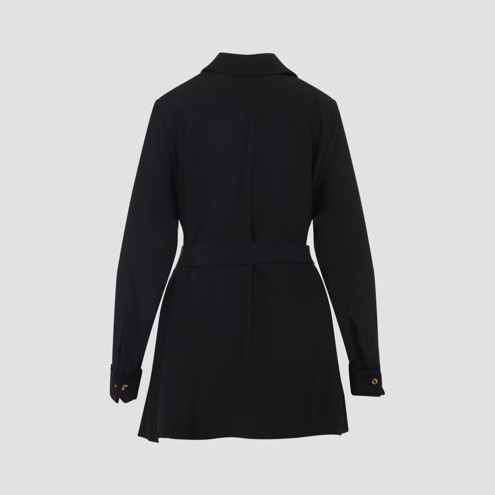 Tailored Cotton Blend Shirt With Bow Detail