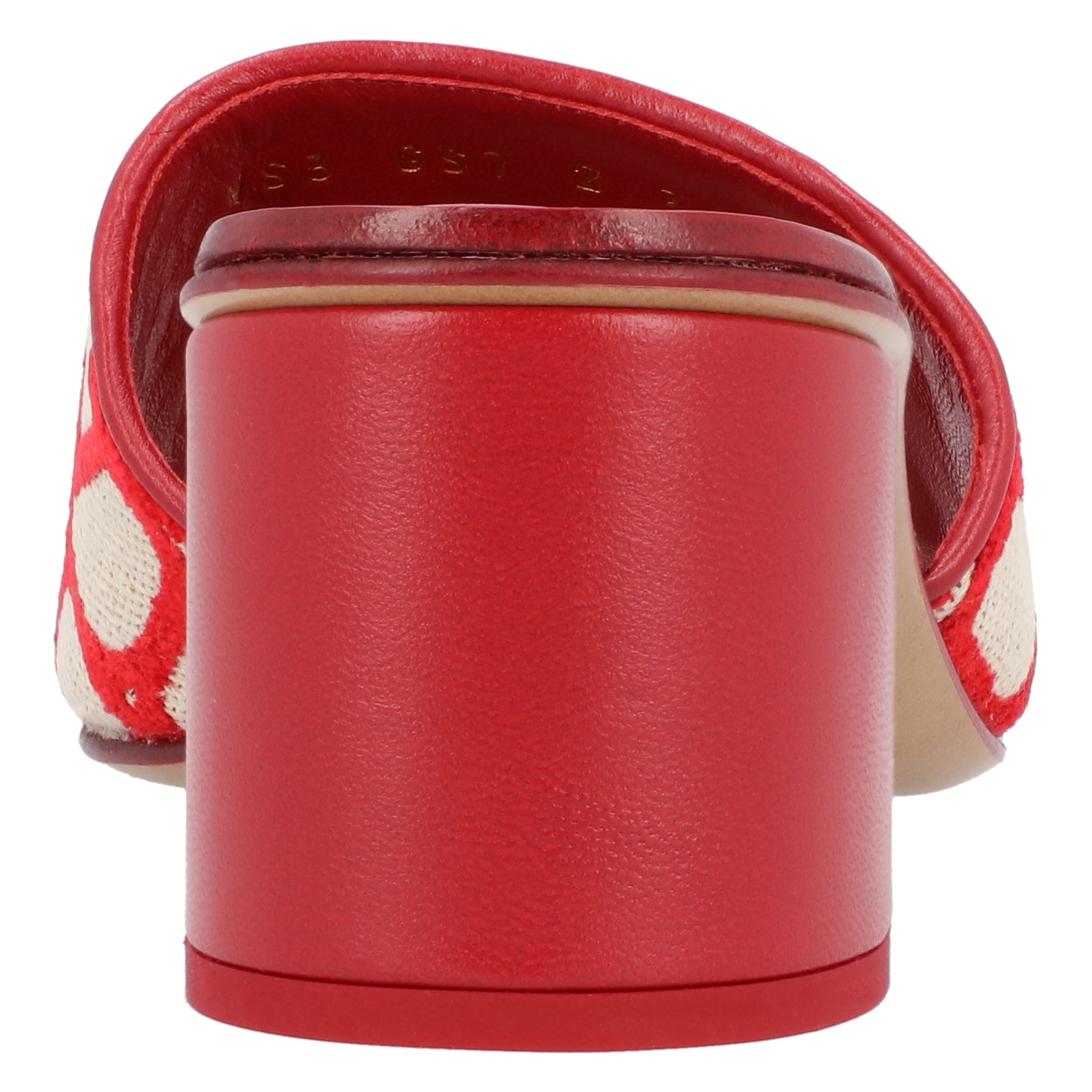 Vlogo Heel Slides Red