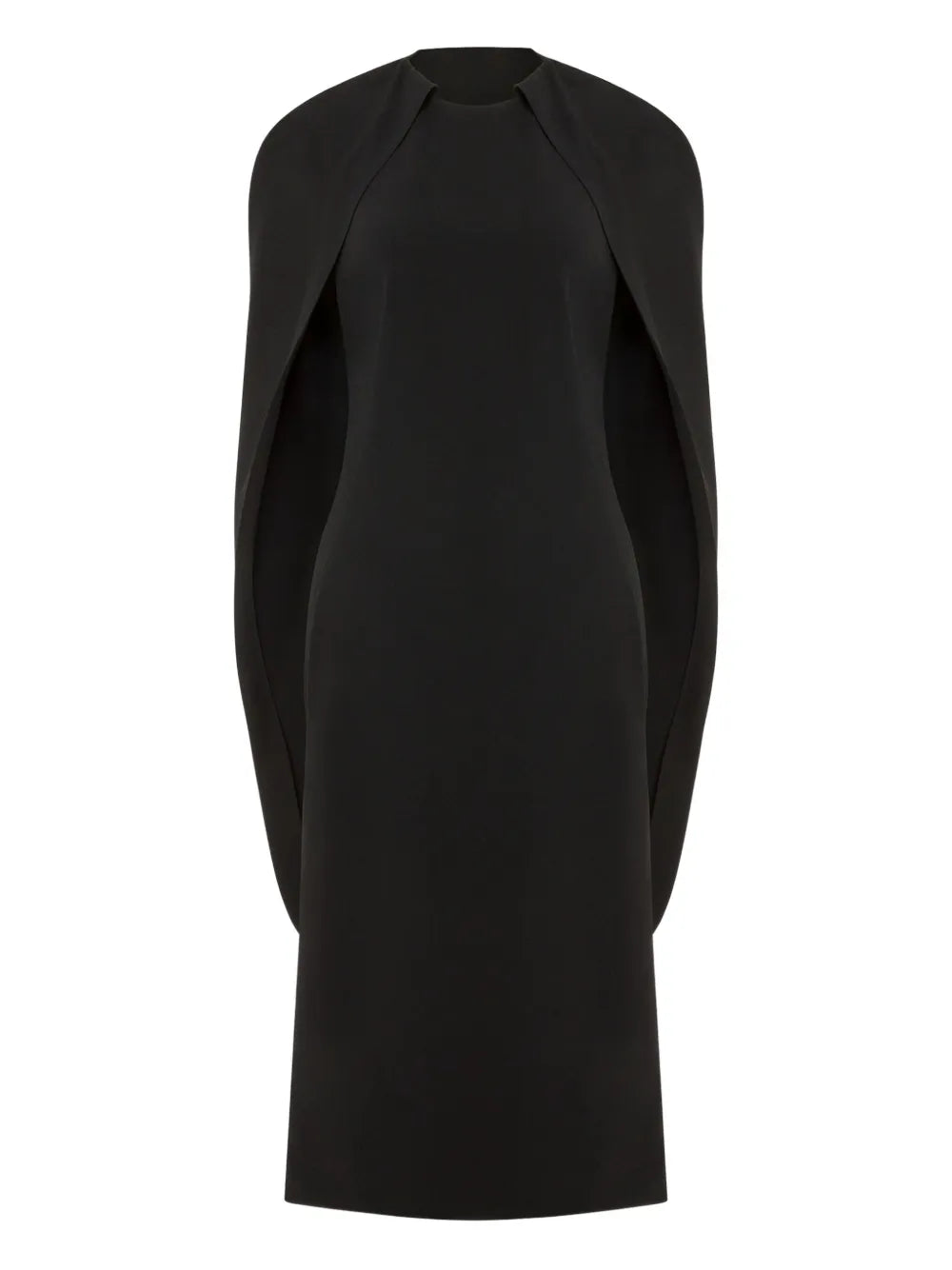 Flowing Silhouette Dress with Delicate Draping