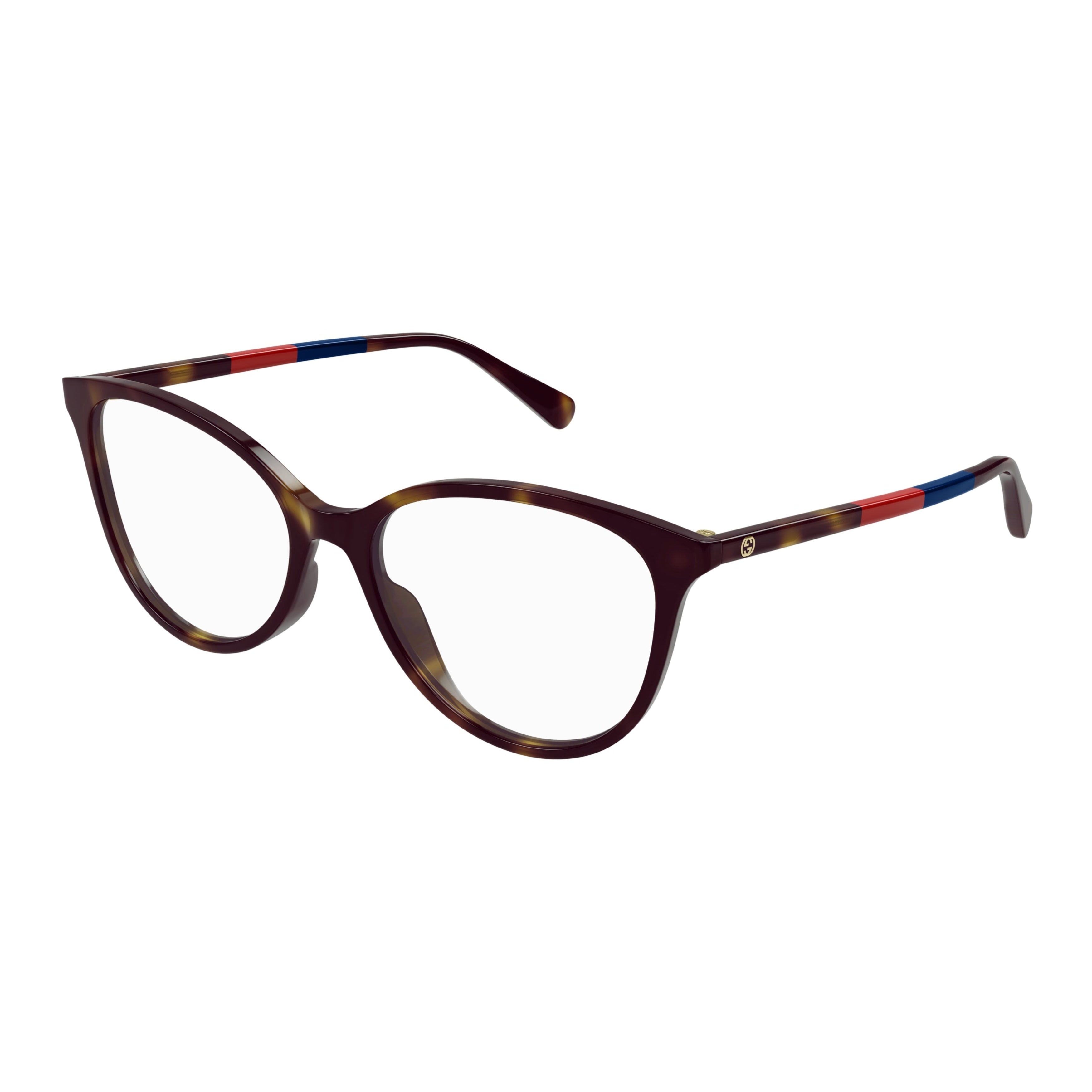 Gg1359o Rounded Tortoiseshell Eyeglasses