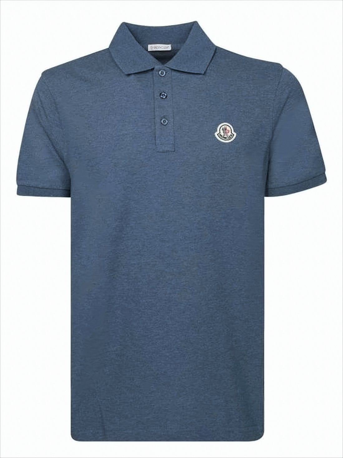 Textured Fabric Short-Sleeve Polo Shirt