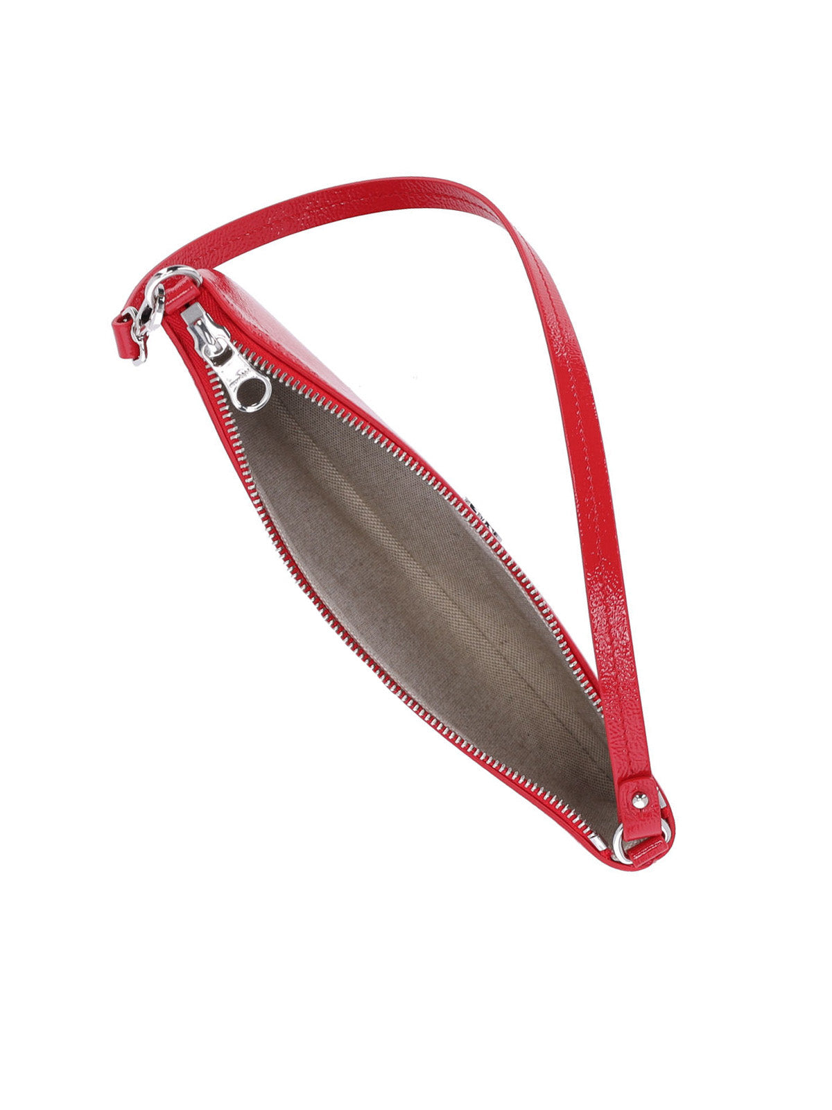 Structured Red Bag with Minimalistic Design