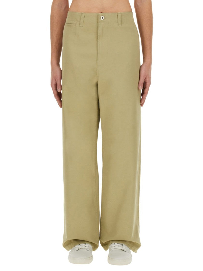 High-Waisted Straight Leg Pants
