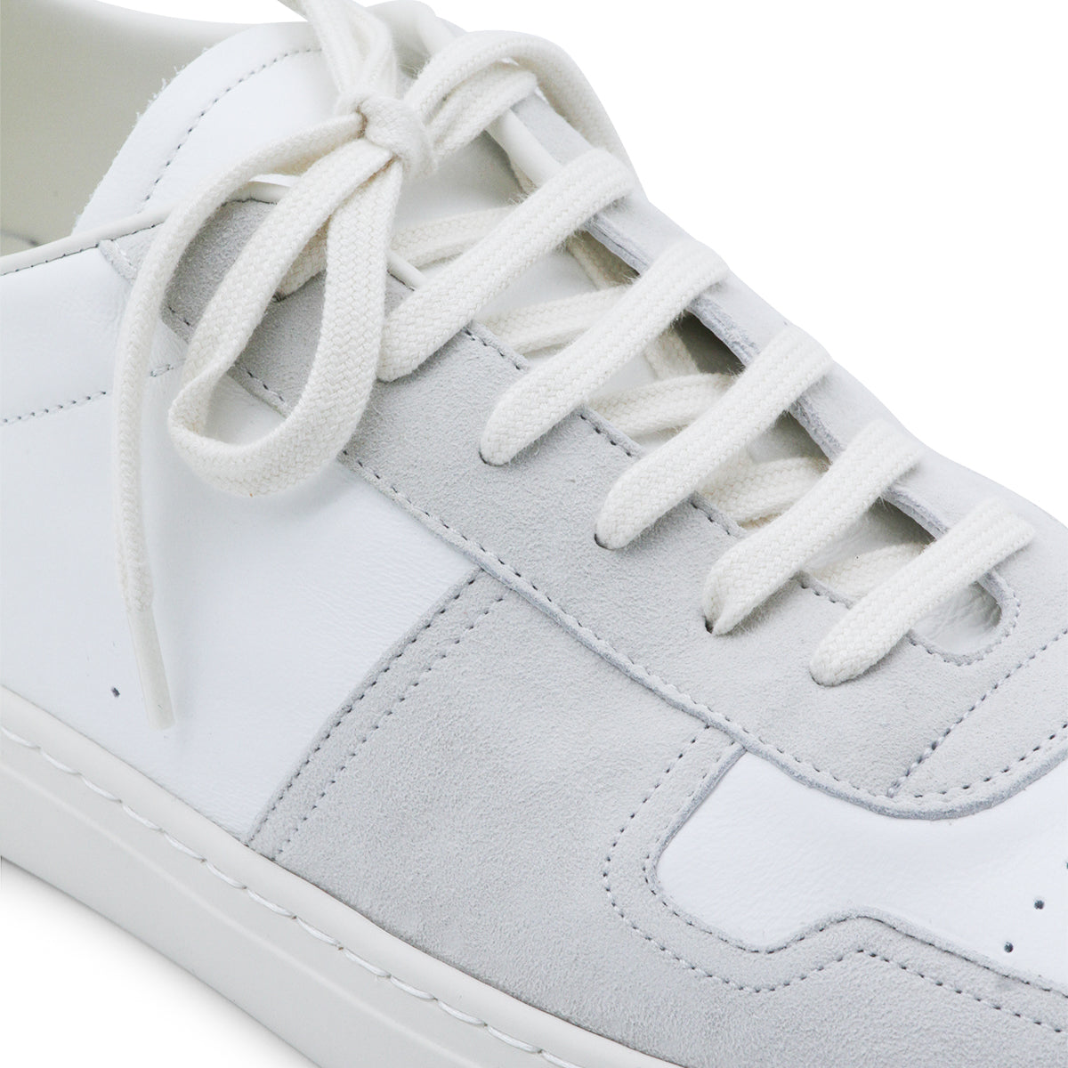 White Minimalist Low-Top Sneakers