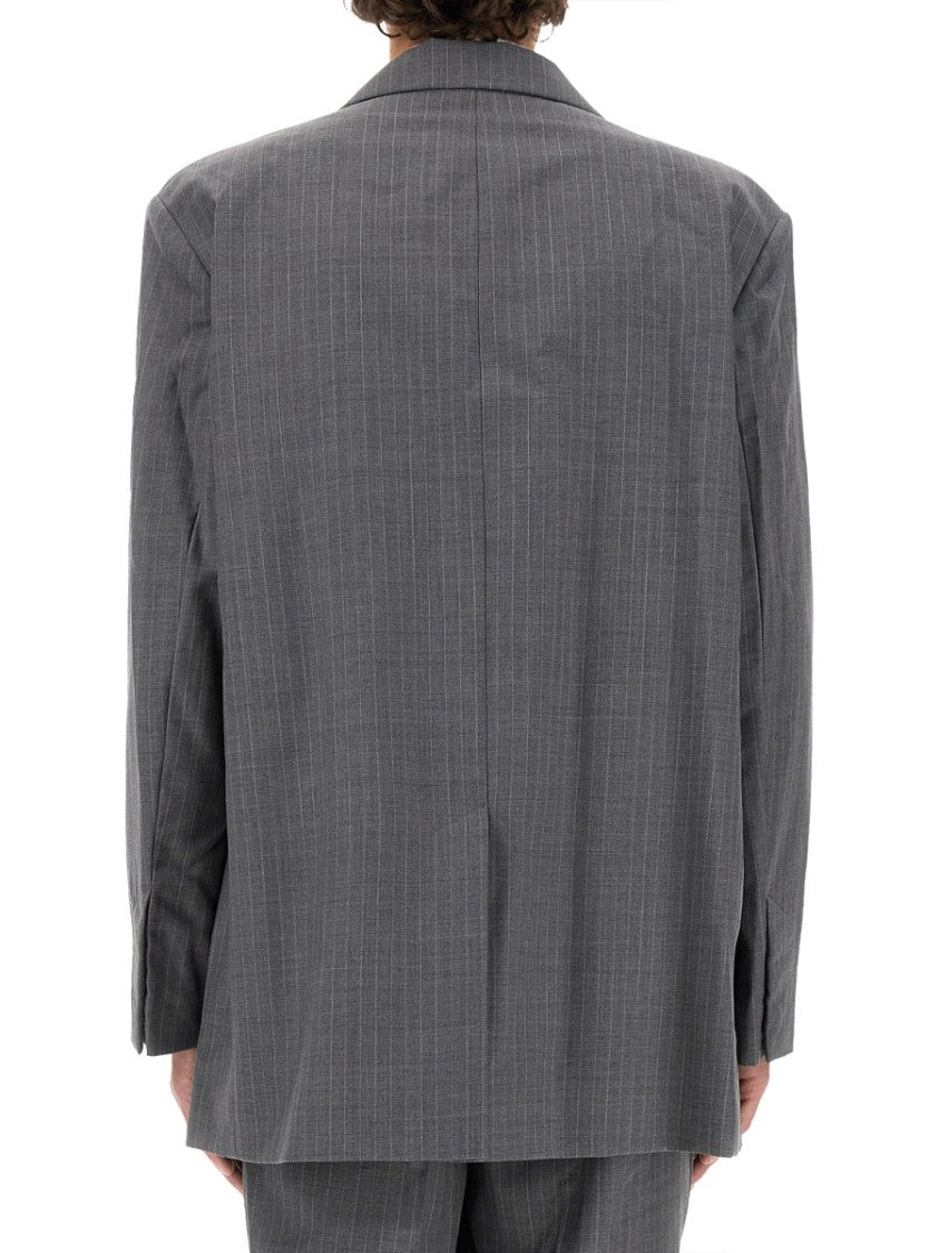 Grey Virgin Wool Jacket