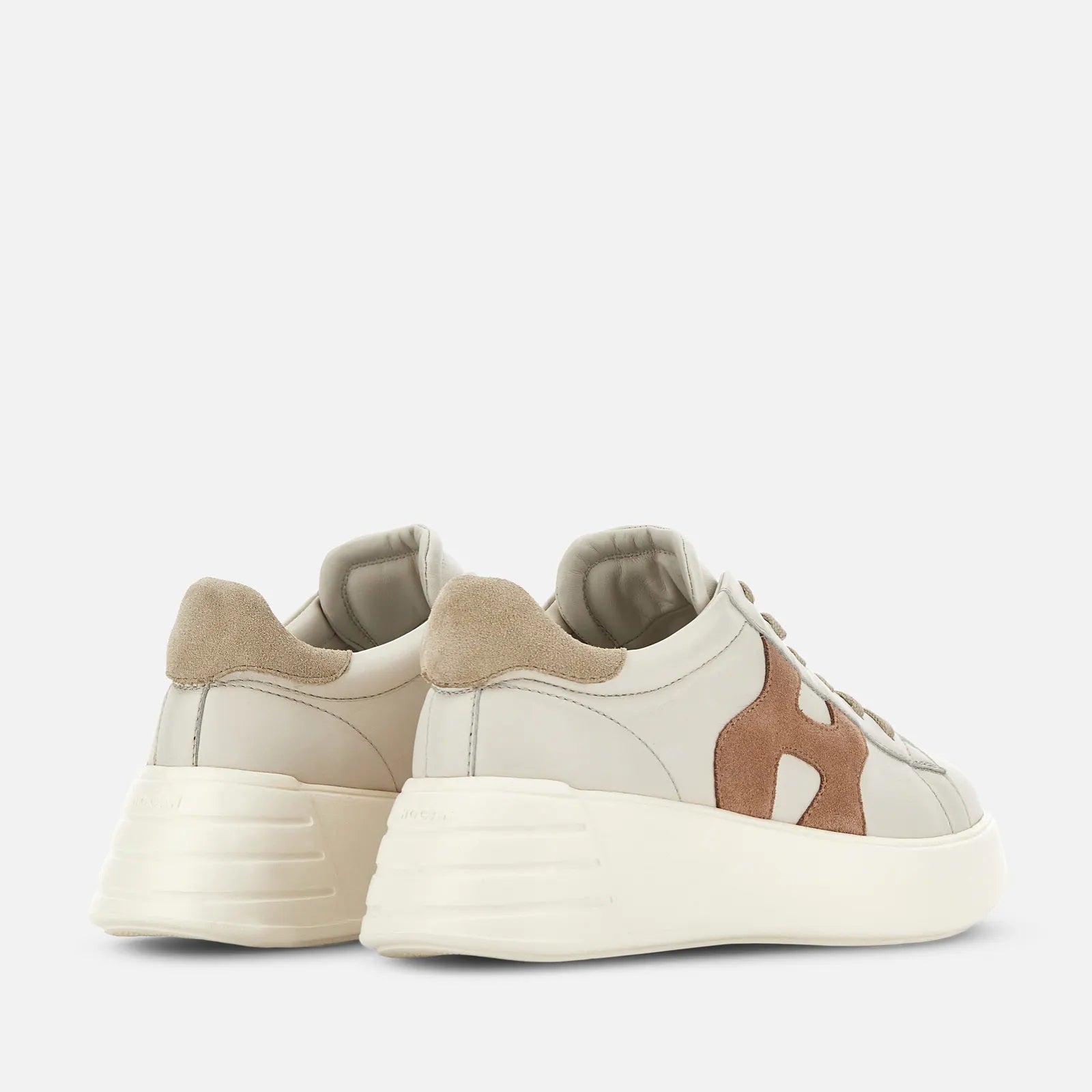 Rebel H562 Lace-Up Sneakers in Sheepskin and Calfskin