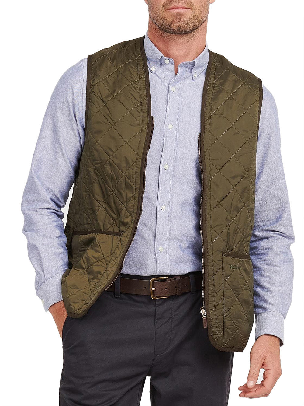 Polarquilt Waistcoat With Diamond Stitching