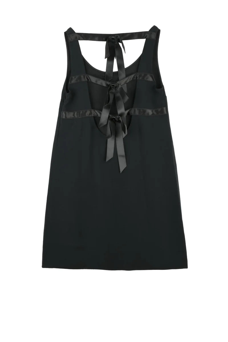 Short Dress Sequins - Black