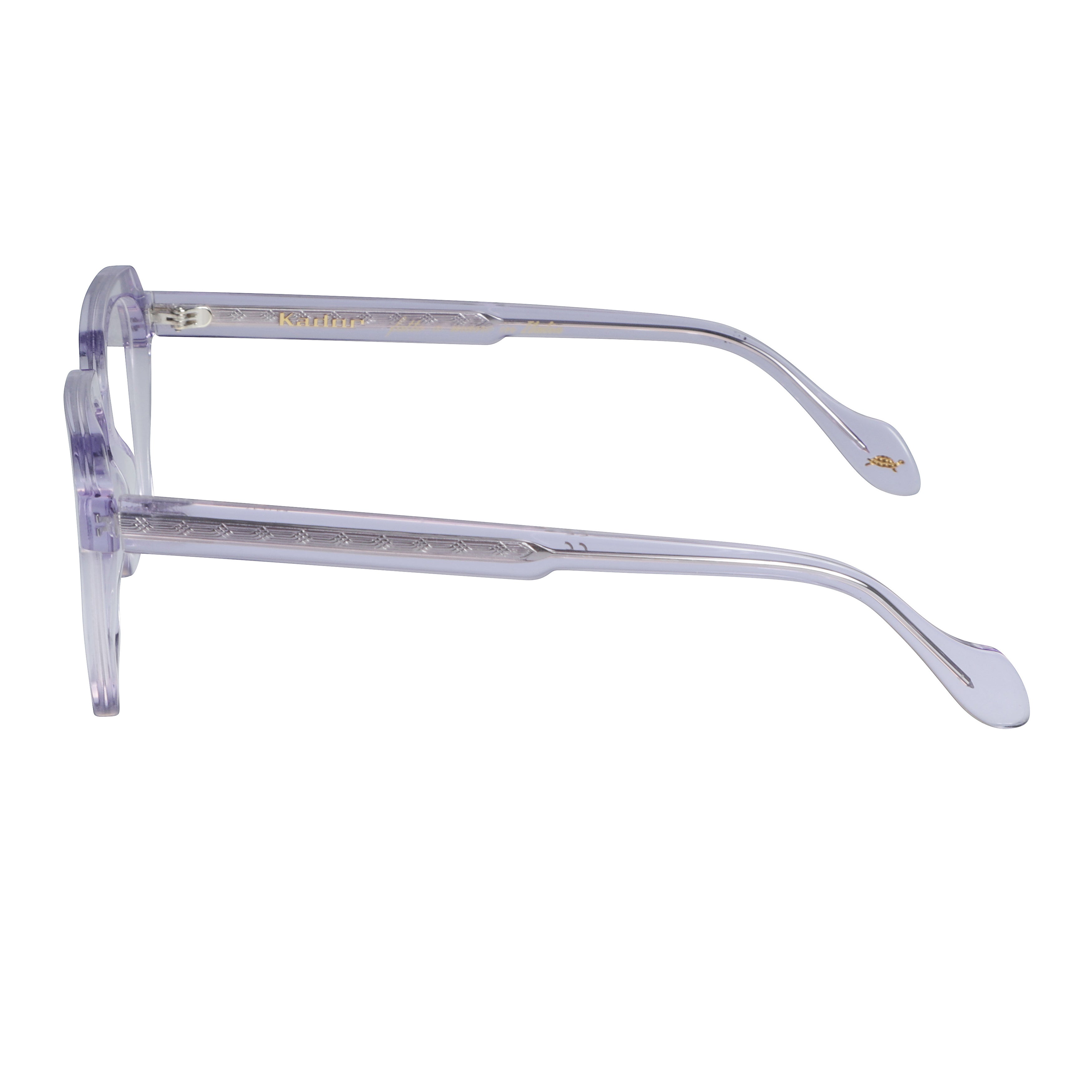 Kallima Light Translucent Light Purple Geometric Eyeglasses