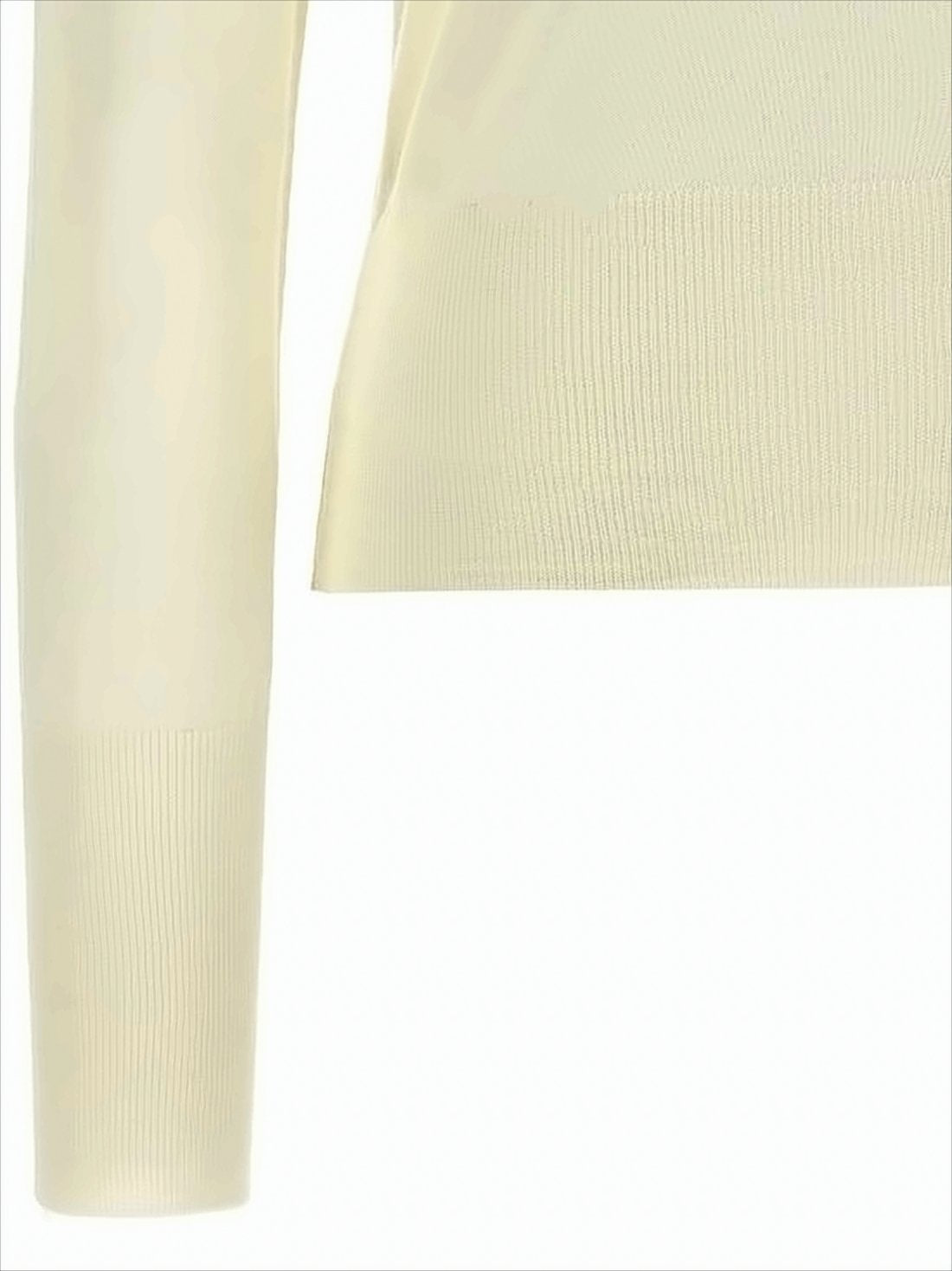 Soft-Knit Cardigan with Round Neckline