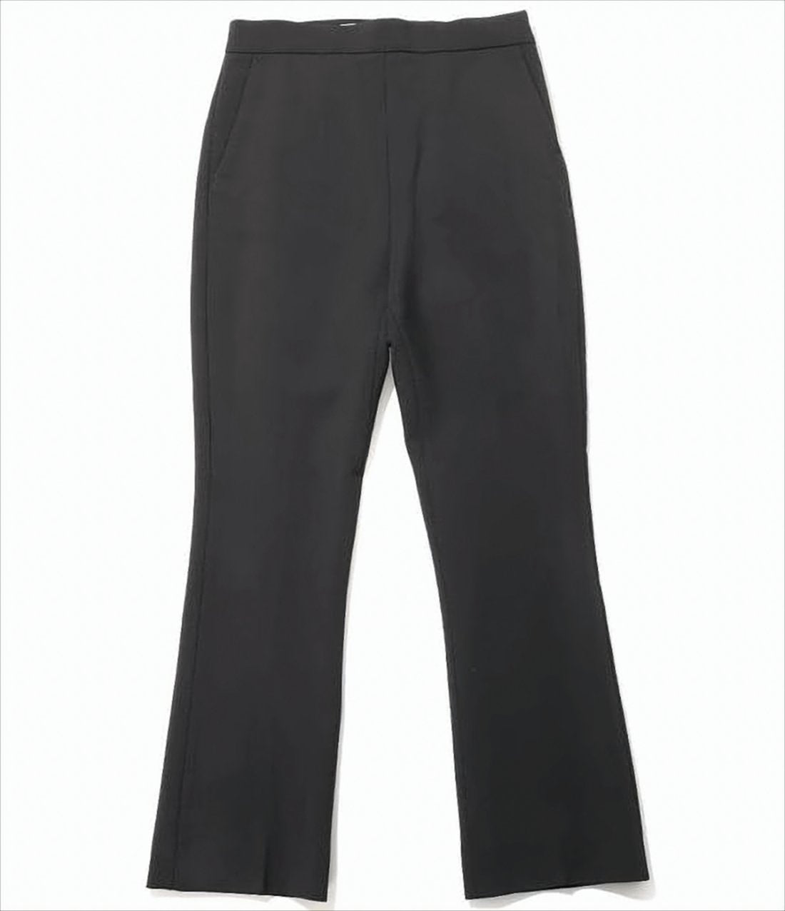 Flared Tailored Pants With Fitted Waistband In Wool Blend