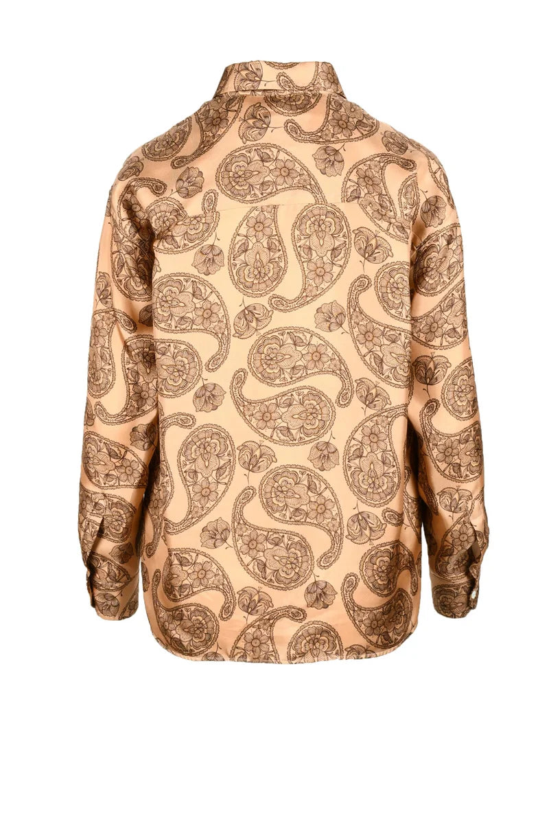 Silk Shirt - Brown