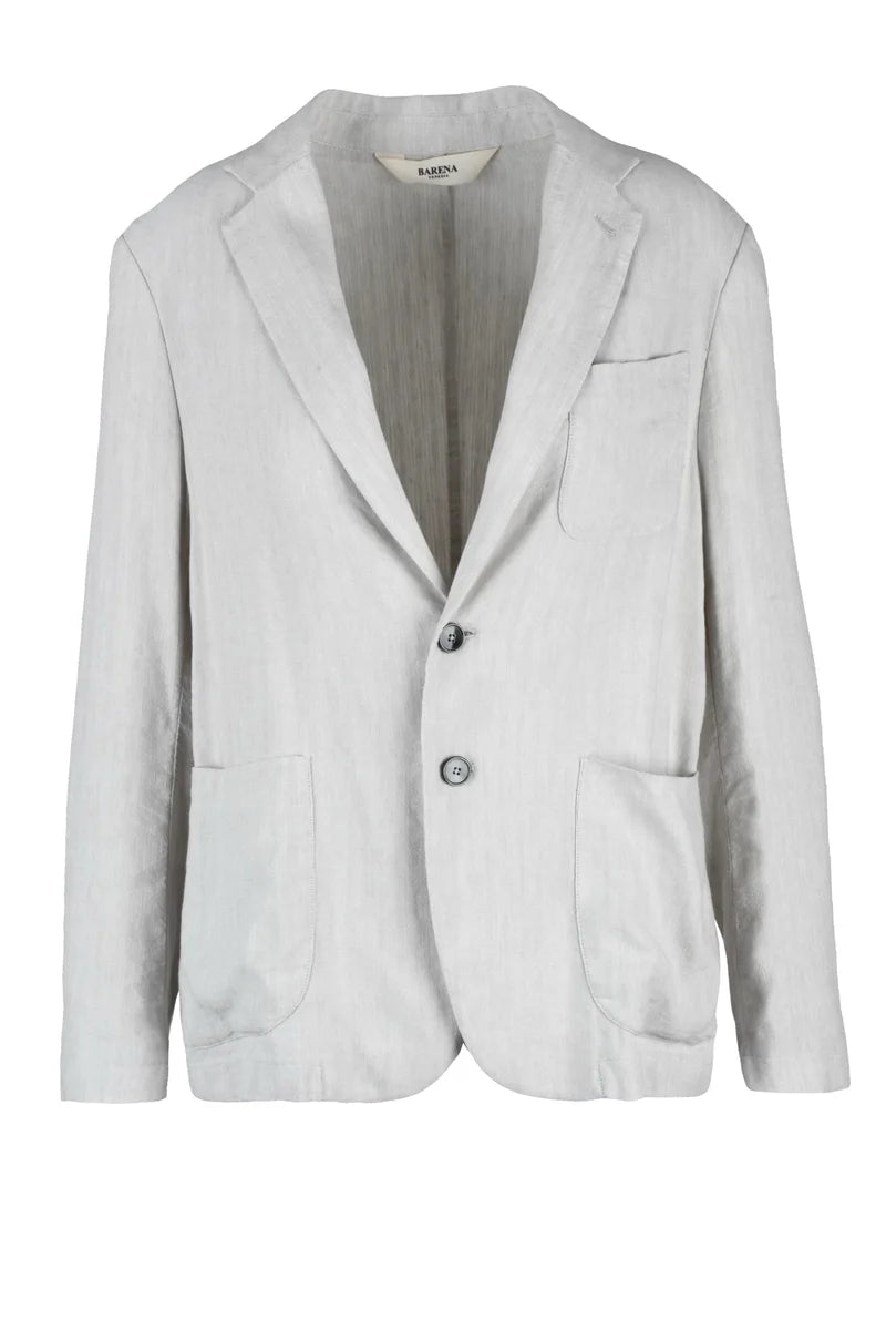 Barena Jacket Viscose Linen - Light Grey