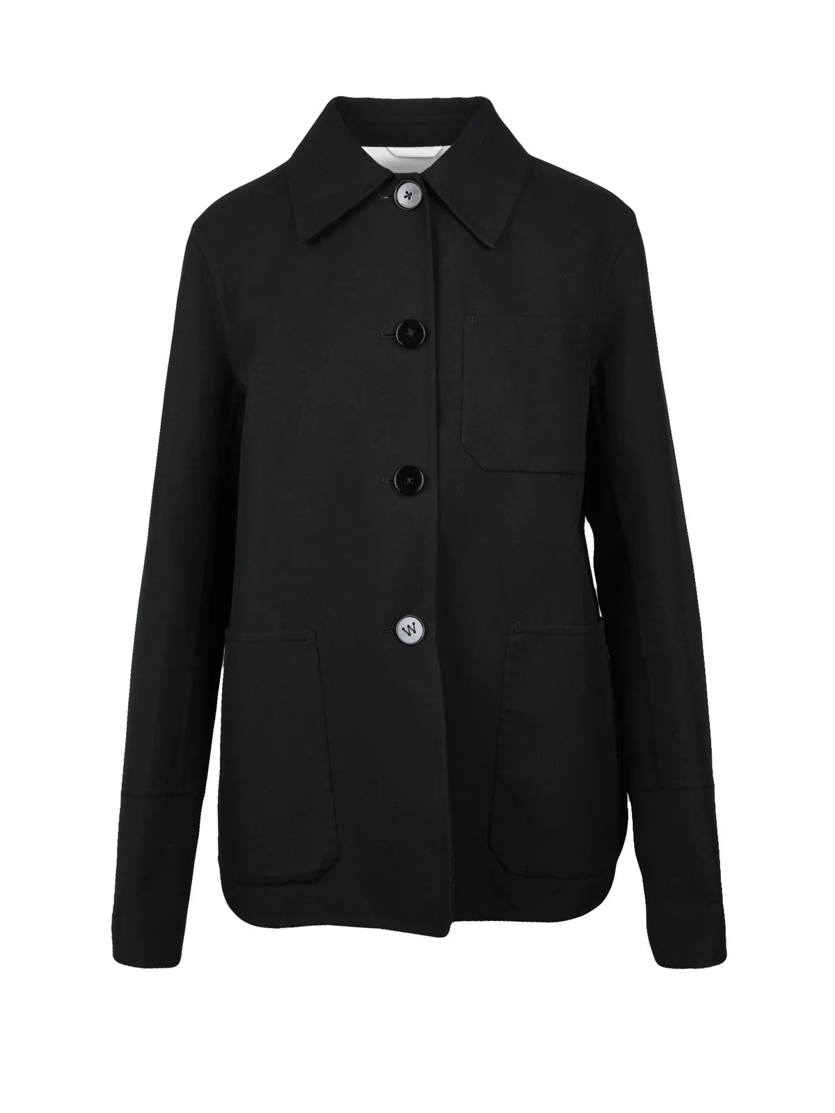 Stretch Canvas Jacket - Black
