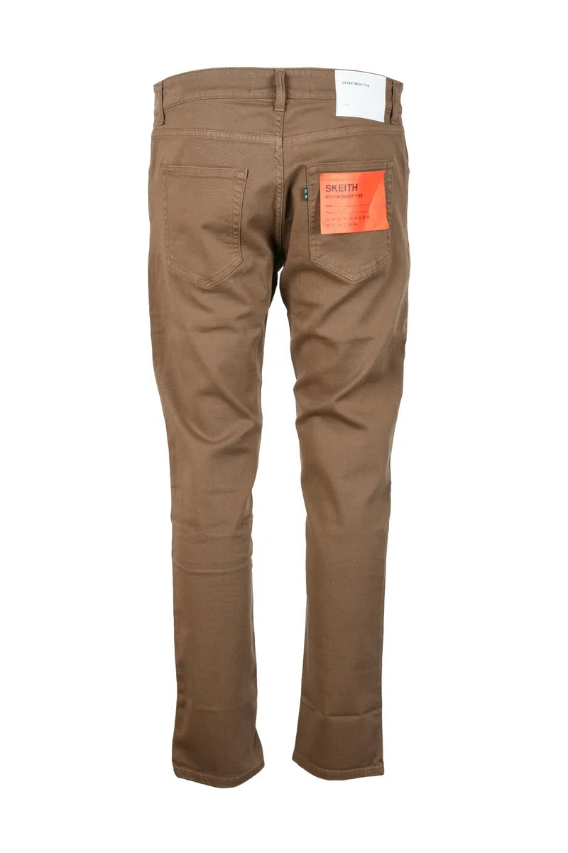 Close-Fitting Biscuit Wash Jeans
