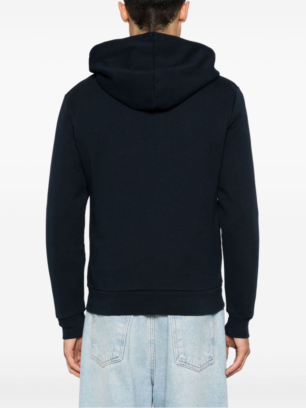 Midnight Blue Organic Cotton Blend Hoodie