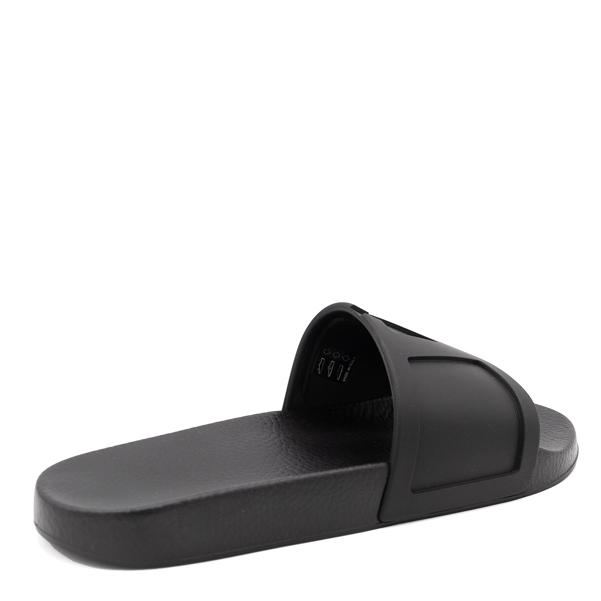 Black Leather Flats